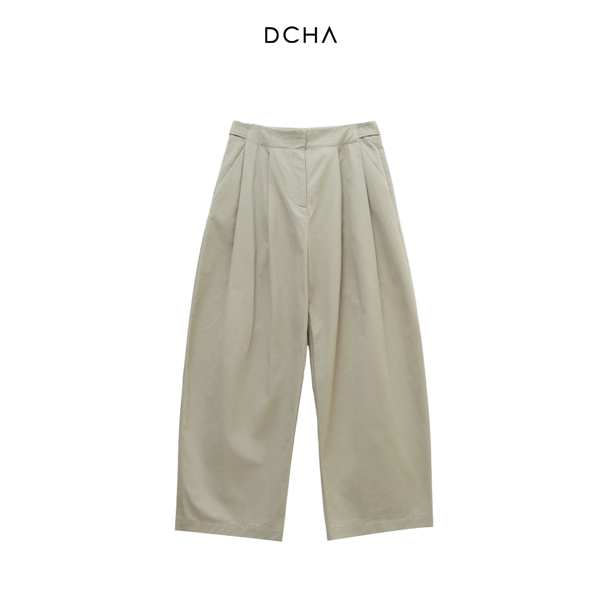 Washed Cotton Barrel-Leg Trousers - Image 6