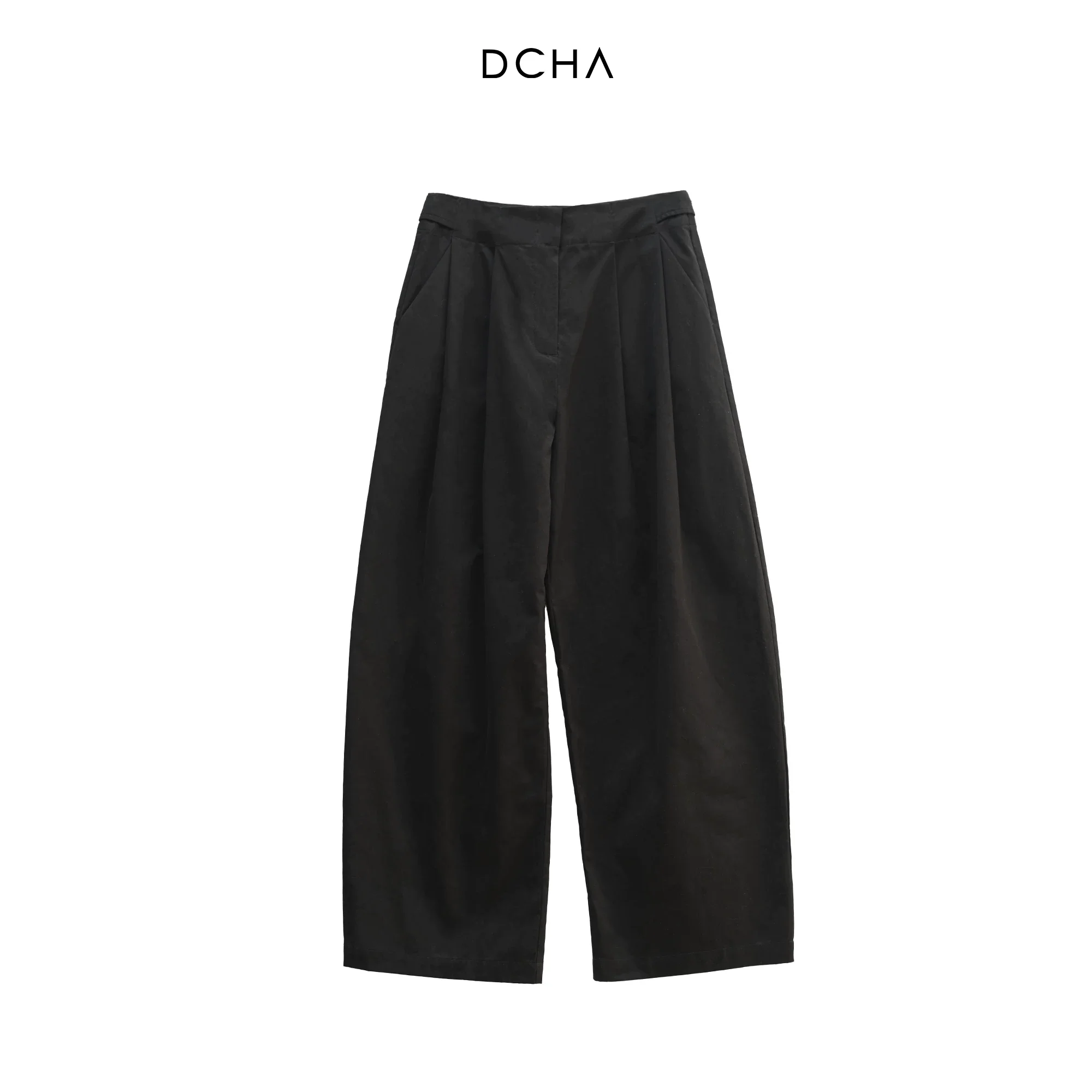Washed Cotton Barrel-Leg Trousers - Image 7