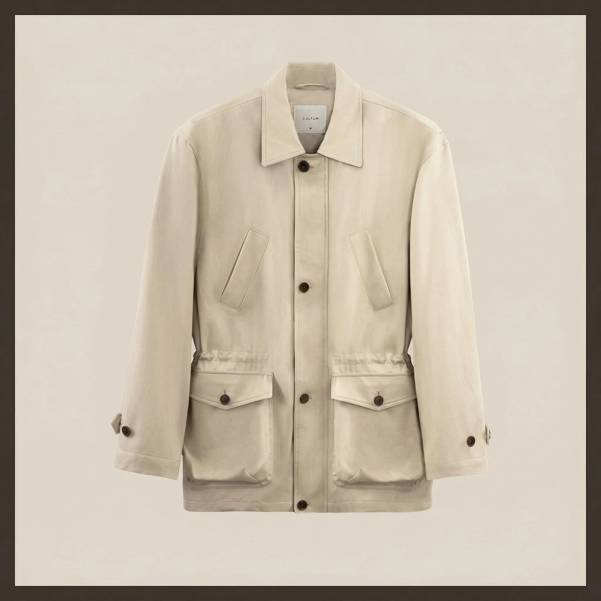 Washed Cotton Field Jacket - Image 6