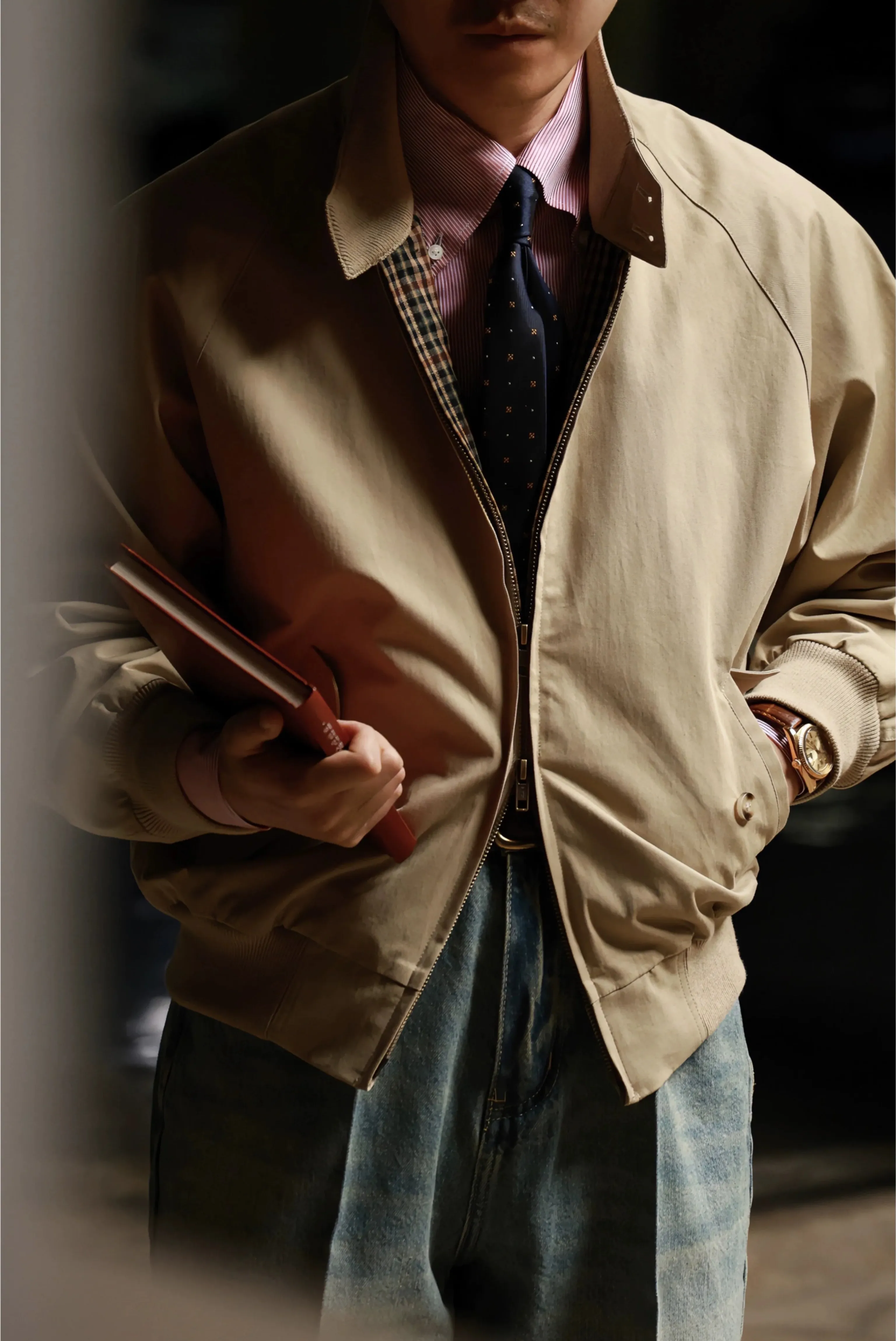 Washed Cotton G9 Bomber Jacket