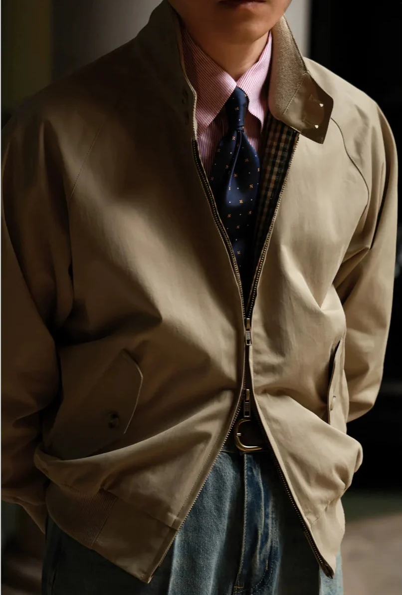Washed Cotton G9 Bomber Jacket - Image 3