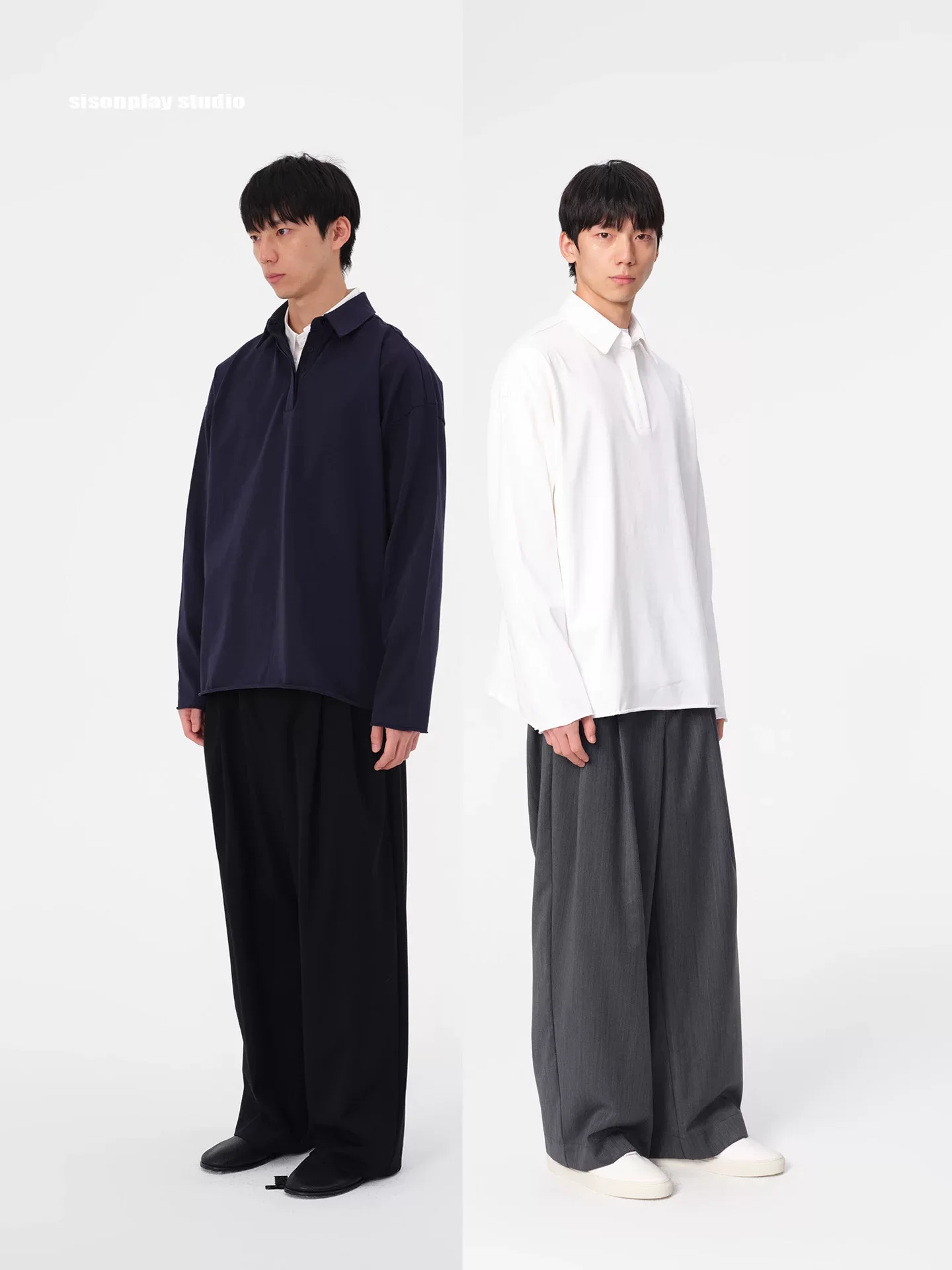 Washed Cotton Popover Polo - Image 2