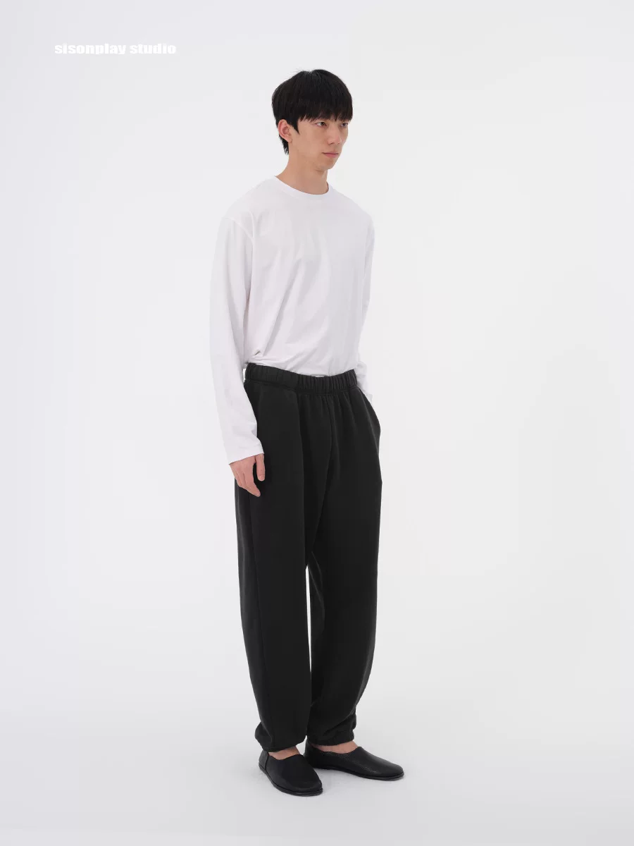 Washed Cotton Relaxed Joggers - Image 3