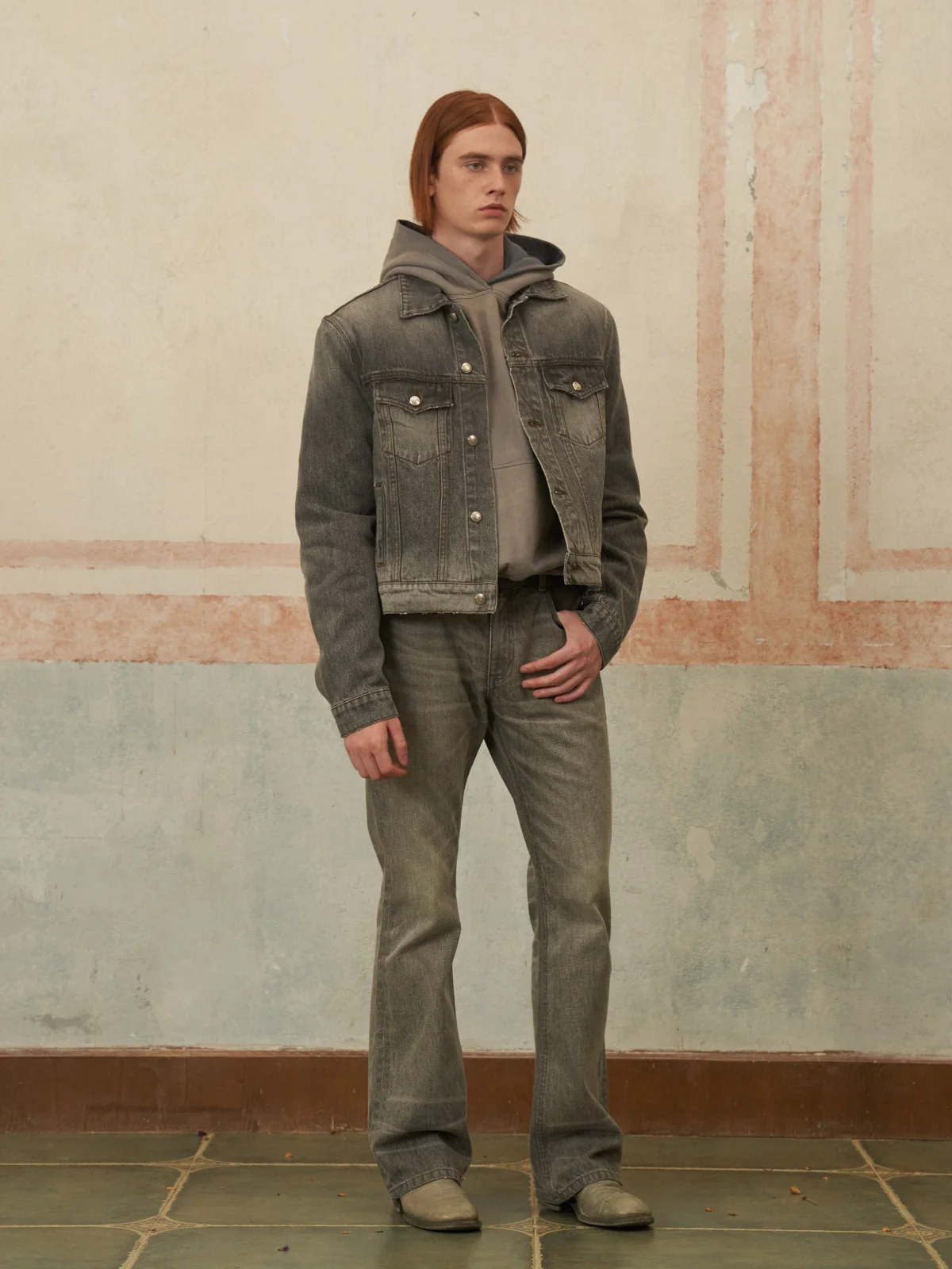 Washed Denim Jacket - Image 3