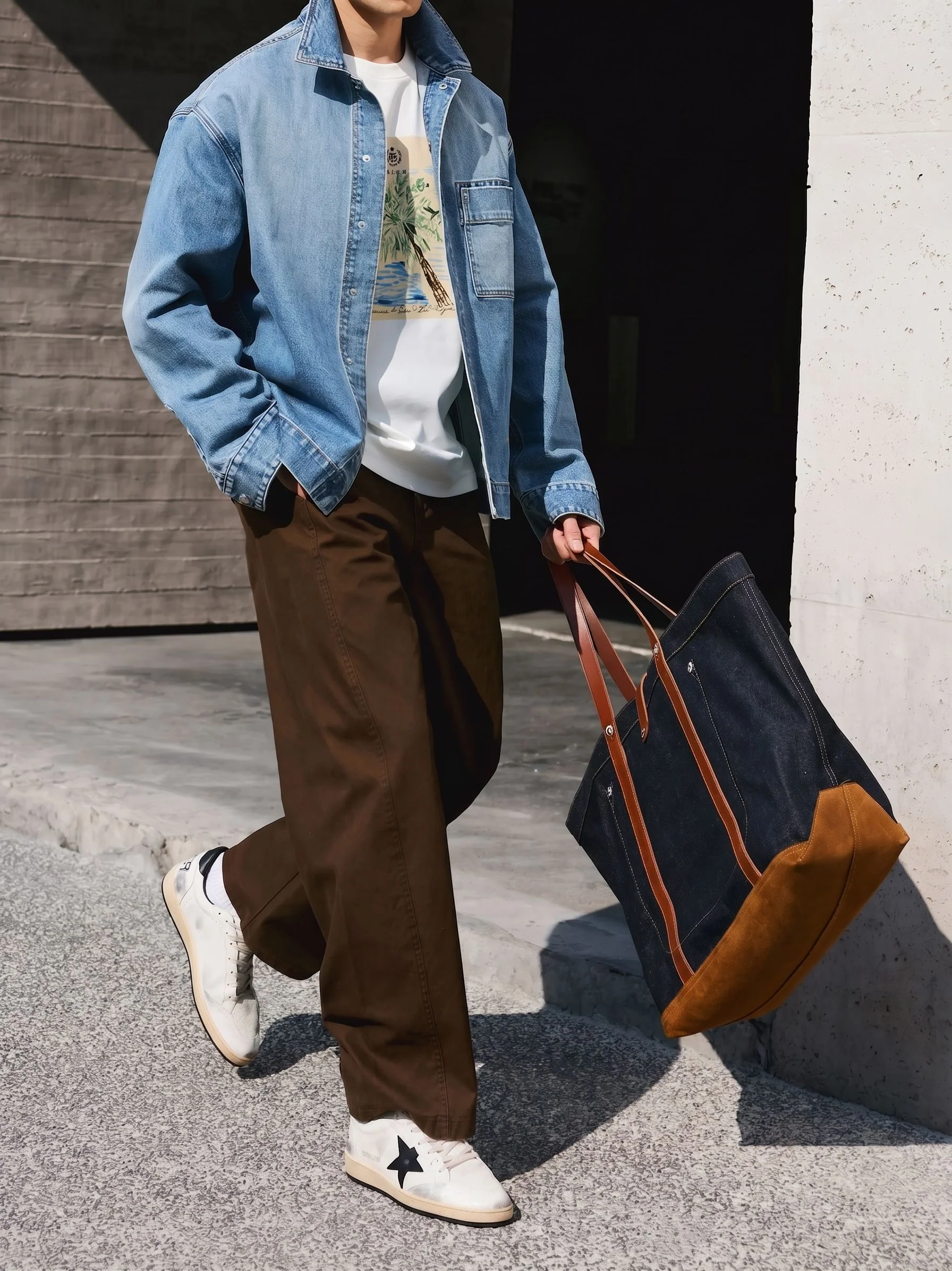 Washed Denim Jacket - Image 4