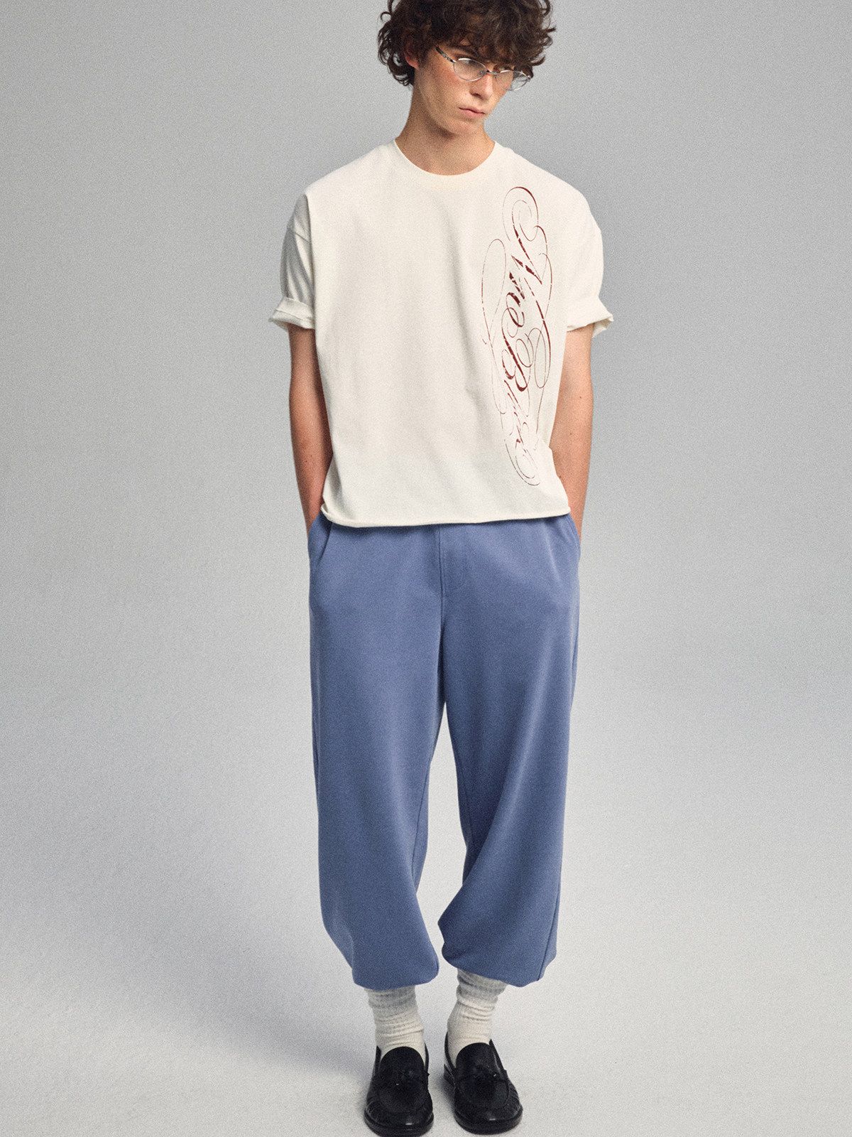 Washed Drawstring Pants - Image 3