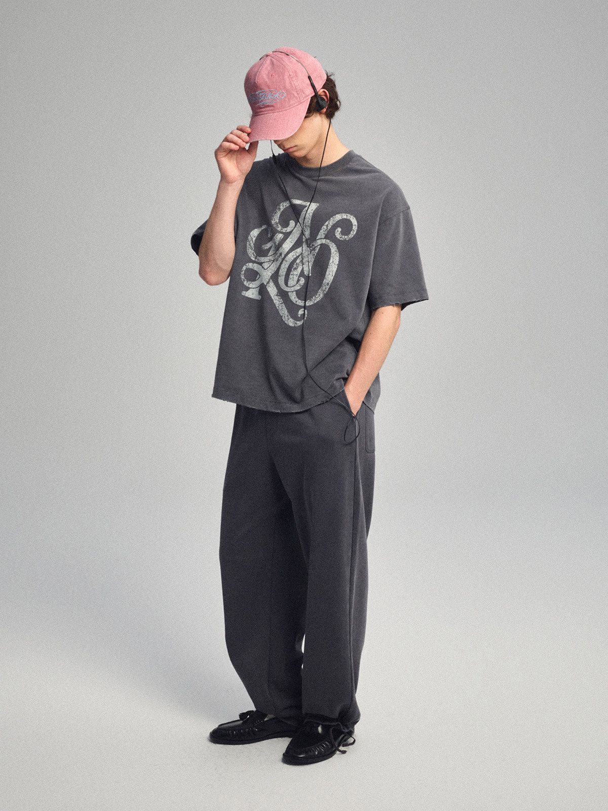 Washed Drawstring Pants - Image 5