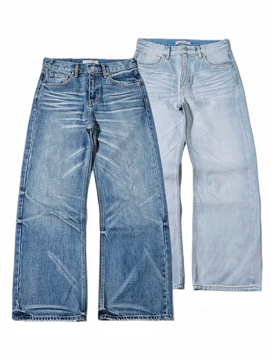 Washed Flare Jeans