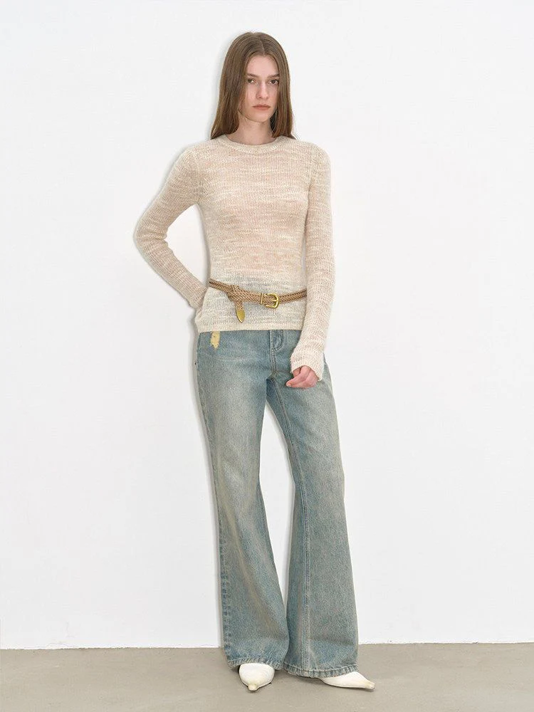 Washed Flare Jeans - Image 2