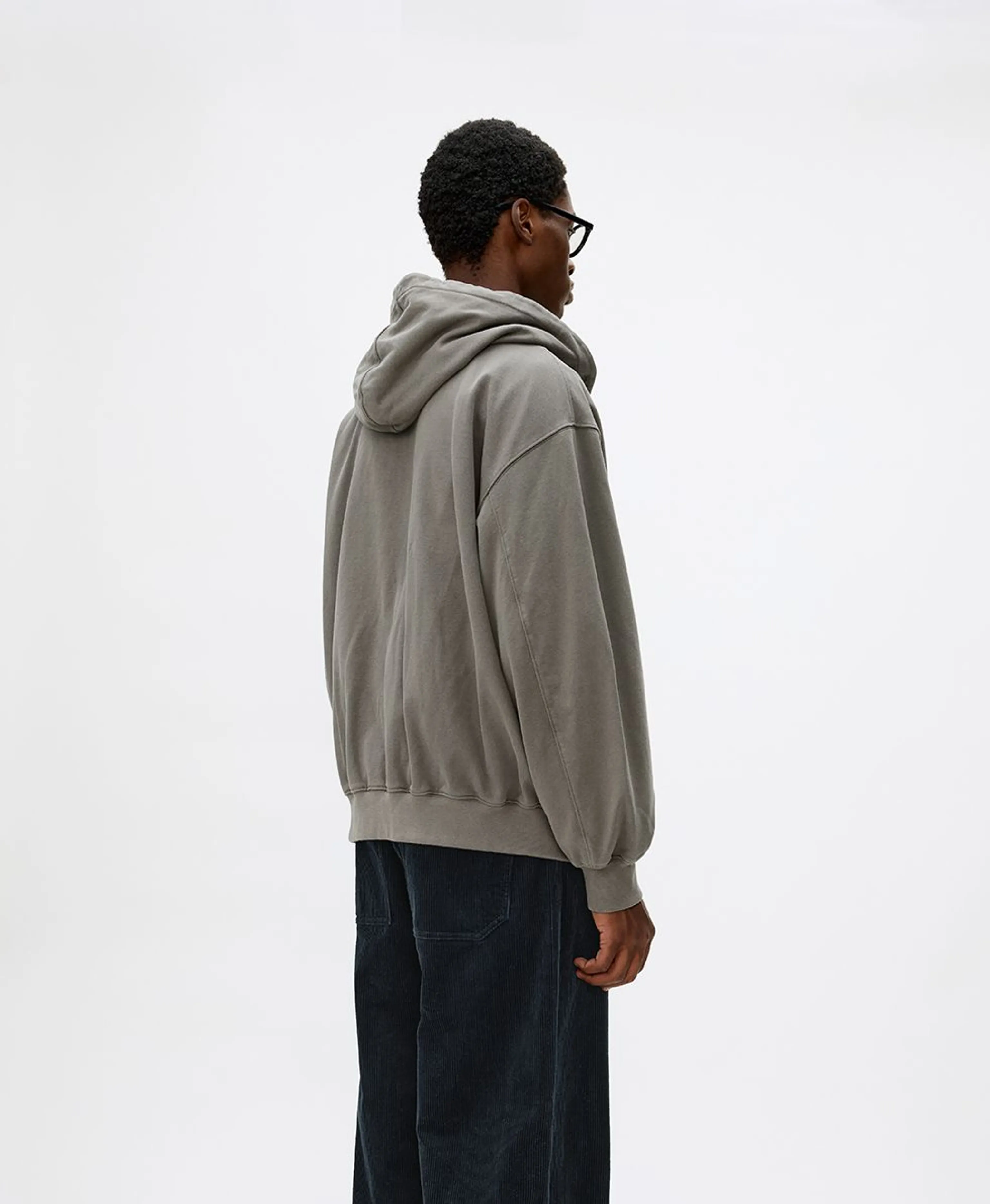 Washed Heavyweight Loopback Zip Hoodie - Image 6