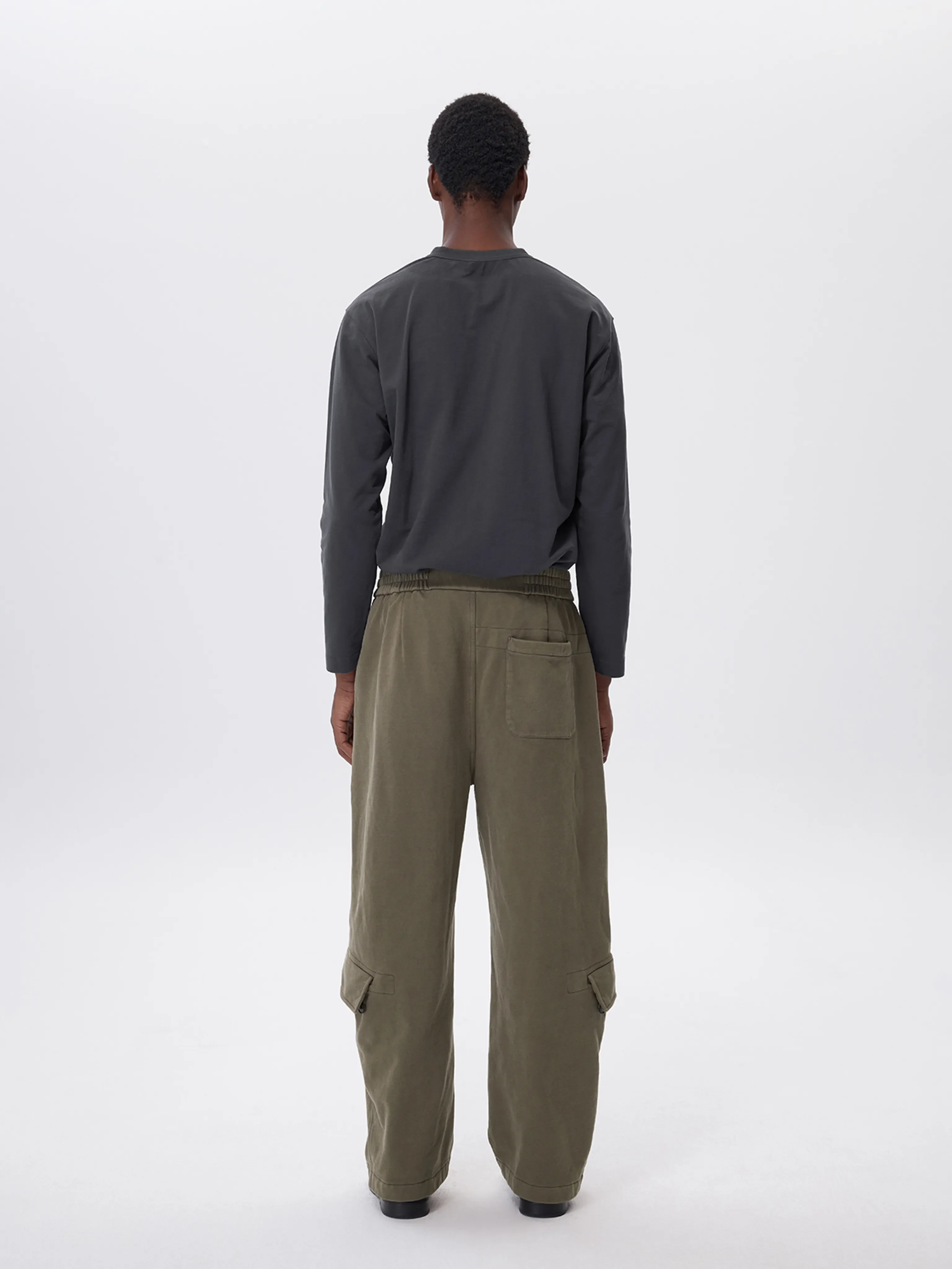 Washed Heavyweight Terry Work Pants - Image 4