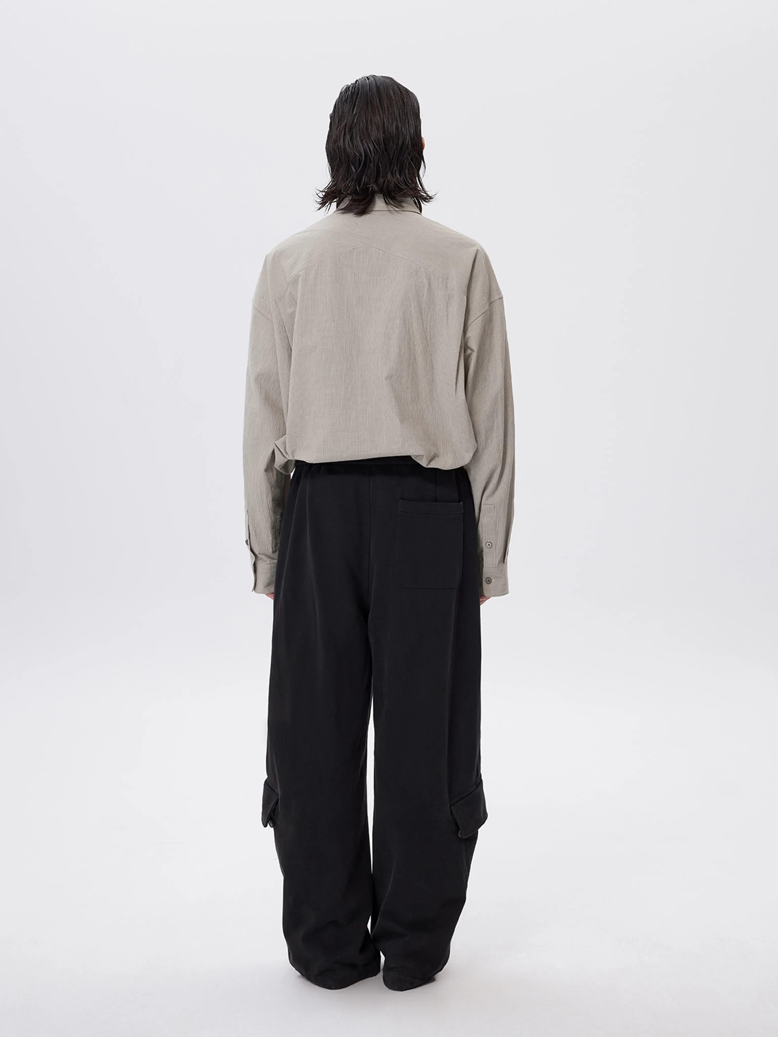 Washed Heavyweight Terry Work Pants - Image 6