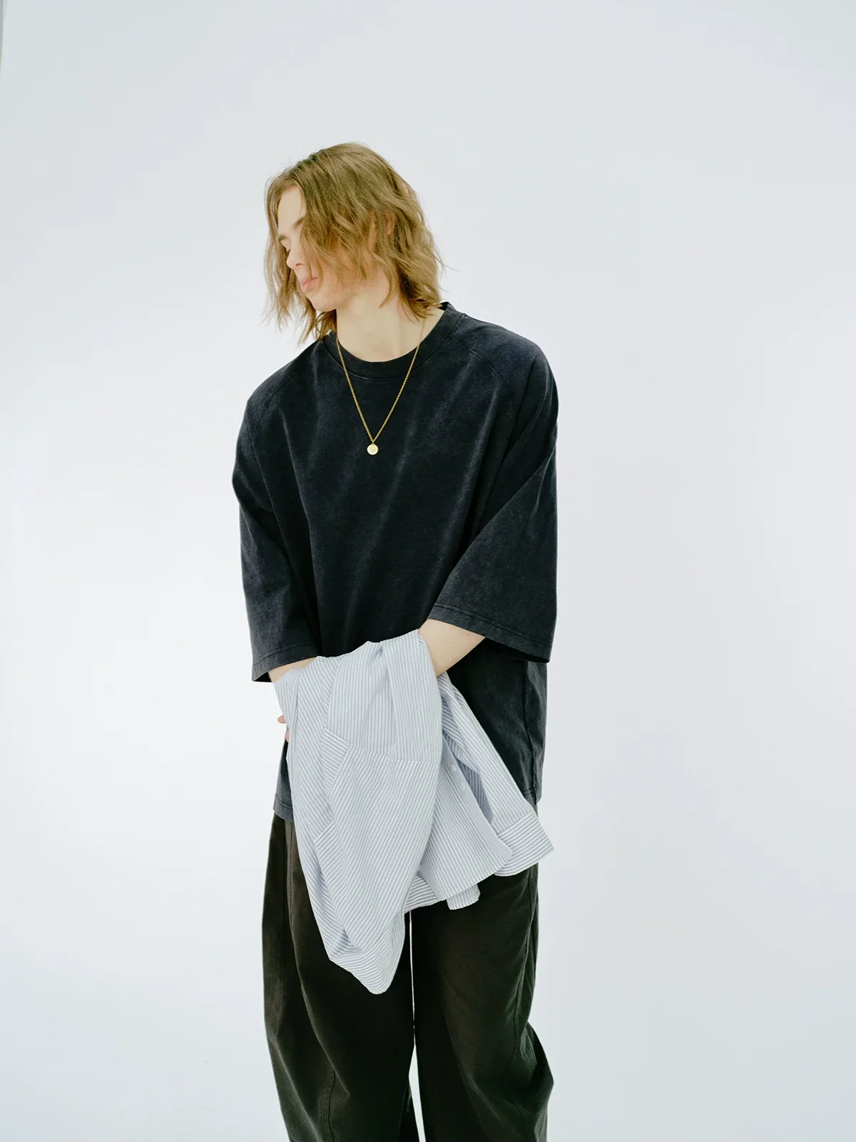 Washed Raglan Oversized T-Shirt