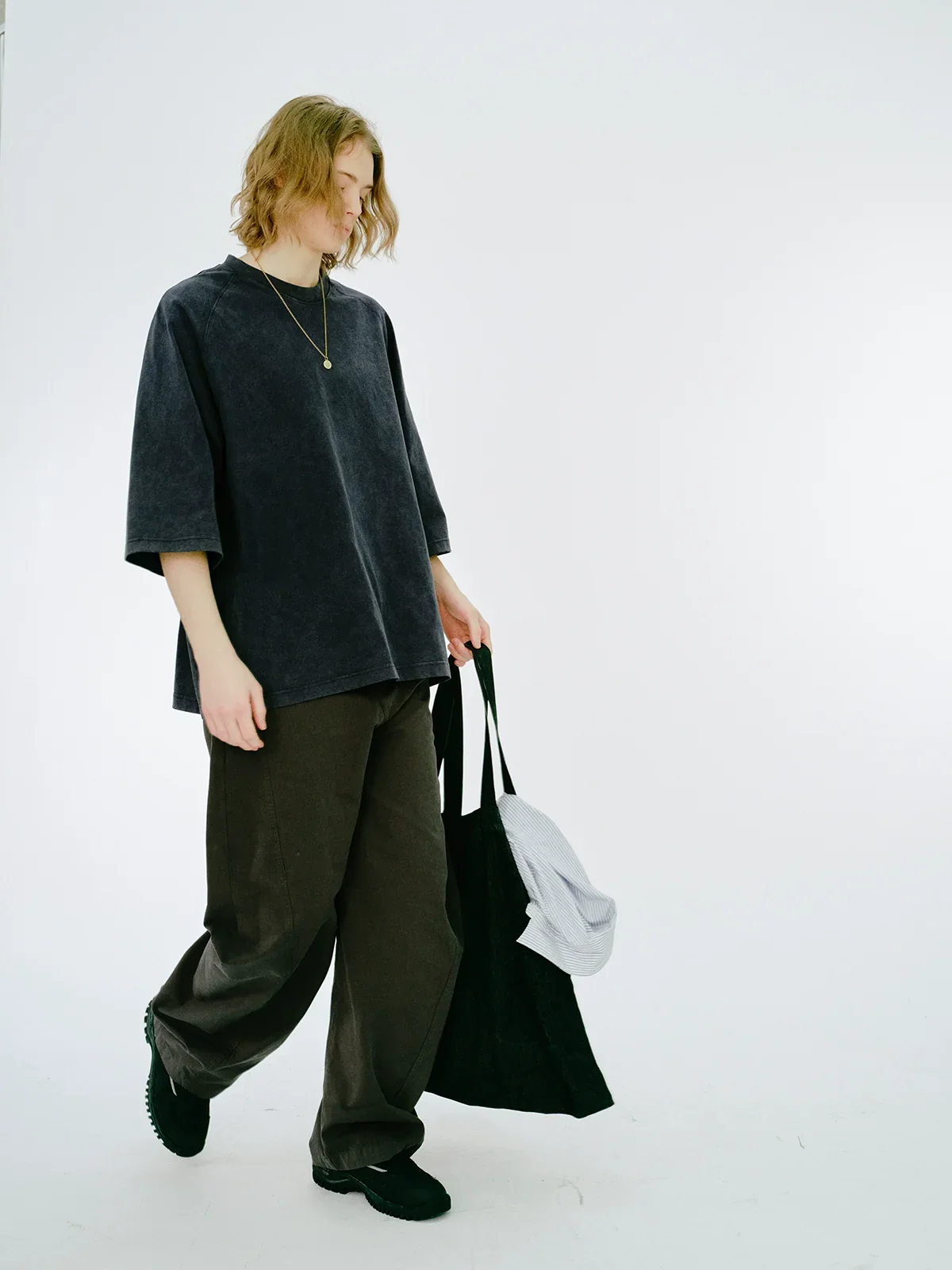 Washed Raglan Oversized T-Shirt - Image 4