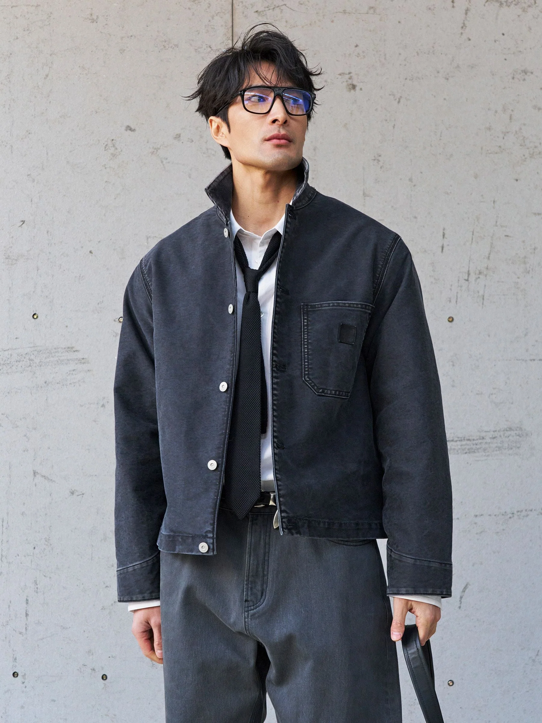 Washed Snap Jacket - Image 4