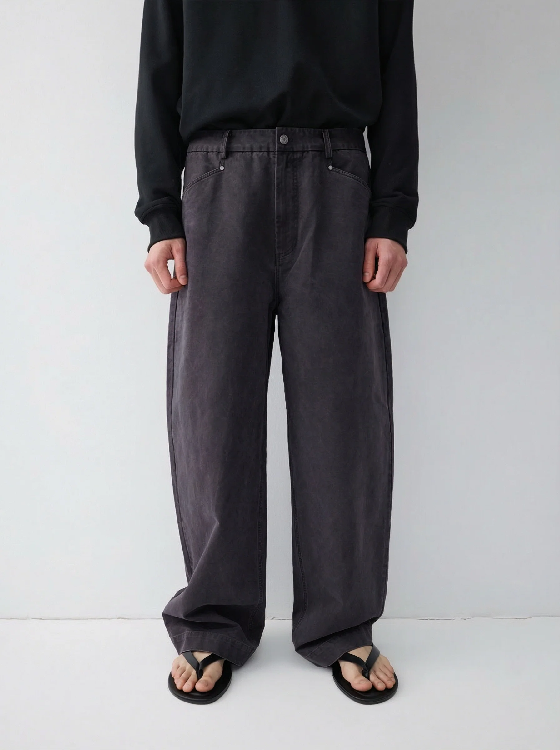 Washed Twill Trousers