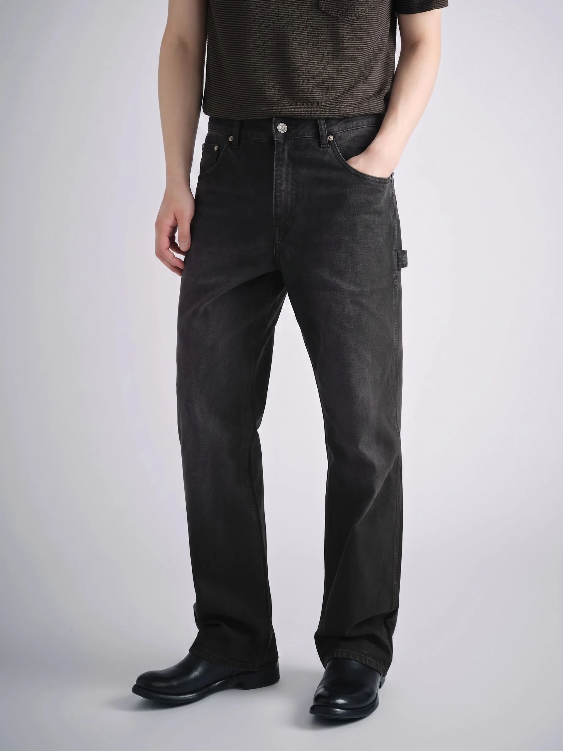 Washed Utility Jeans - Image 4