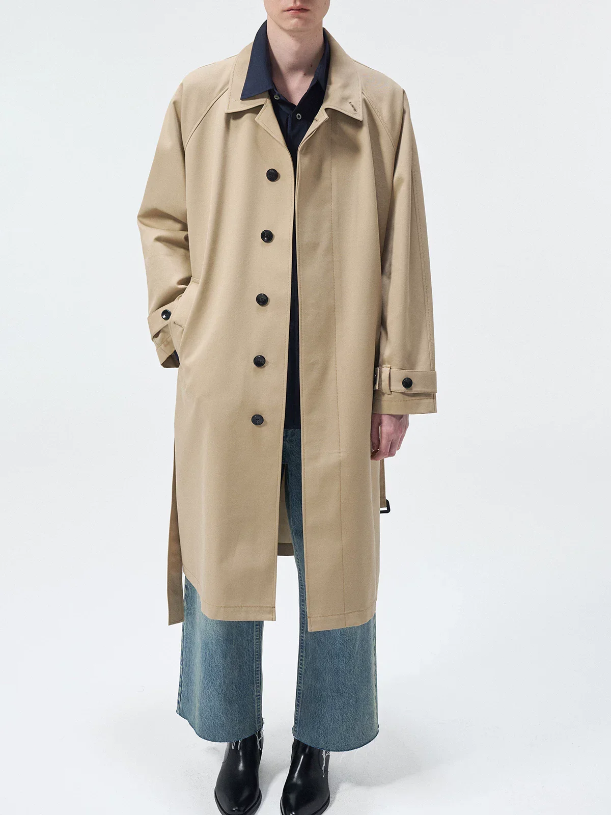 Washed Wide-Leg Jeans - Image 3