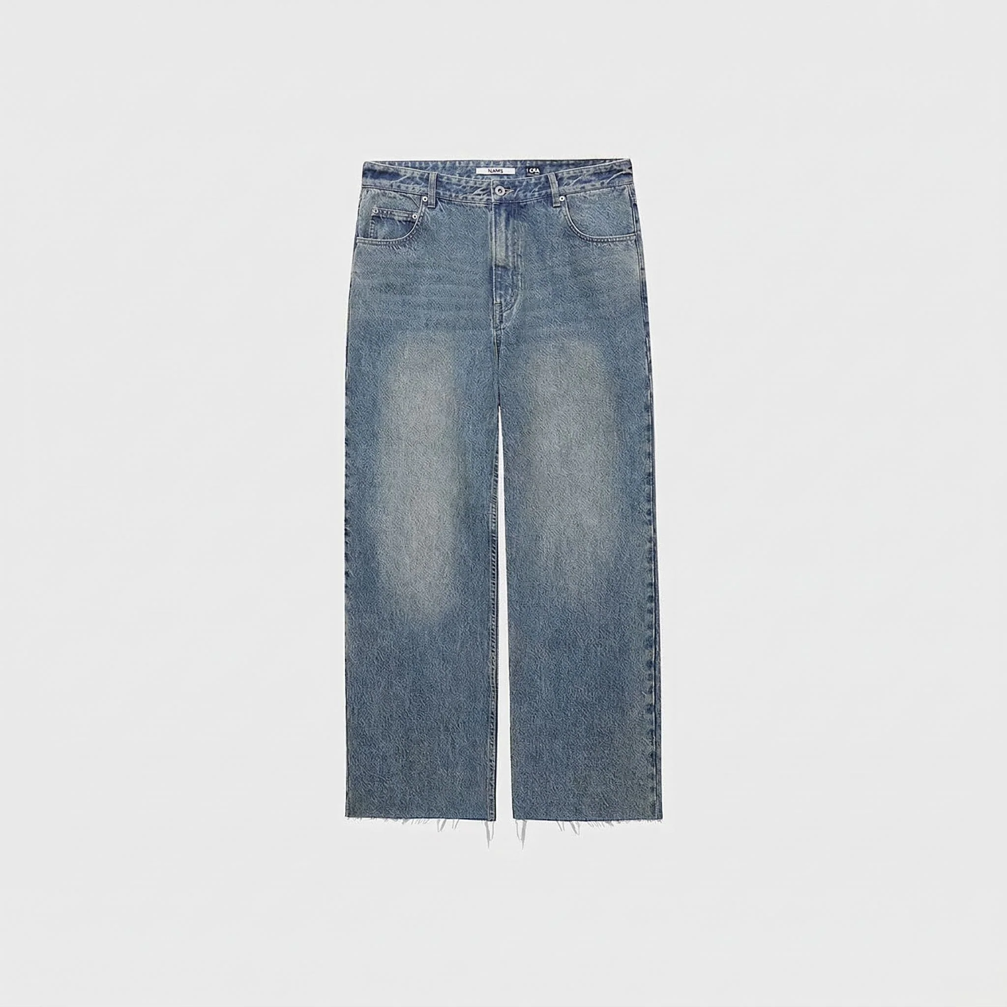 Washed Wide-Leg Jeans - Image 6