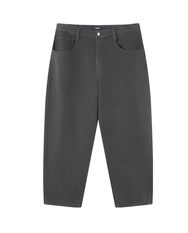 Washed Wide-Leg Pants - Image 7