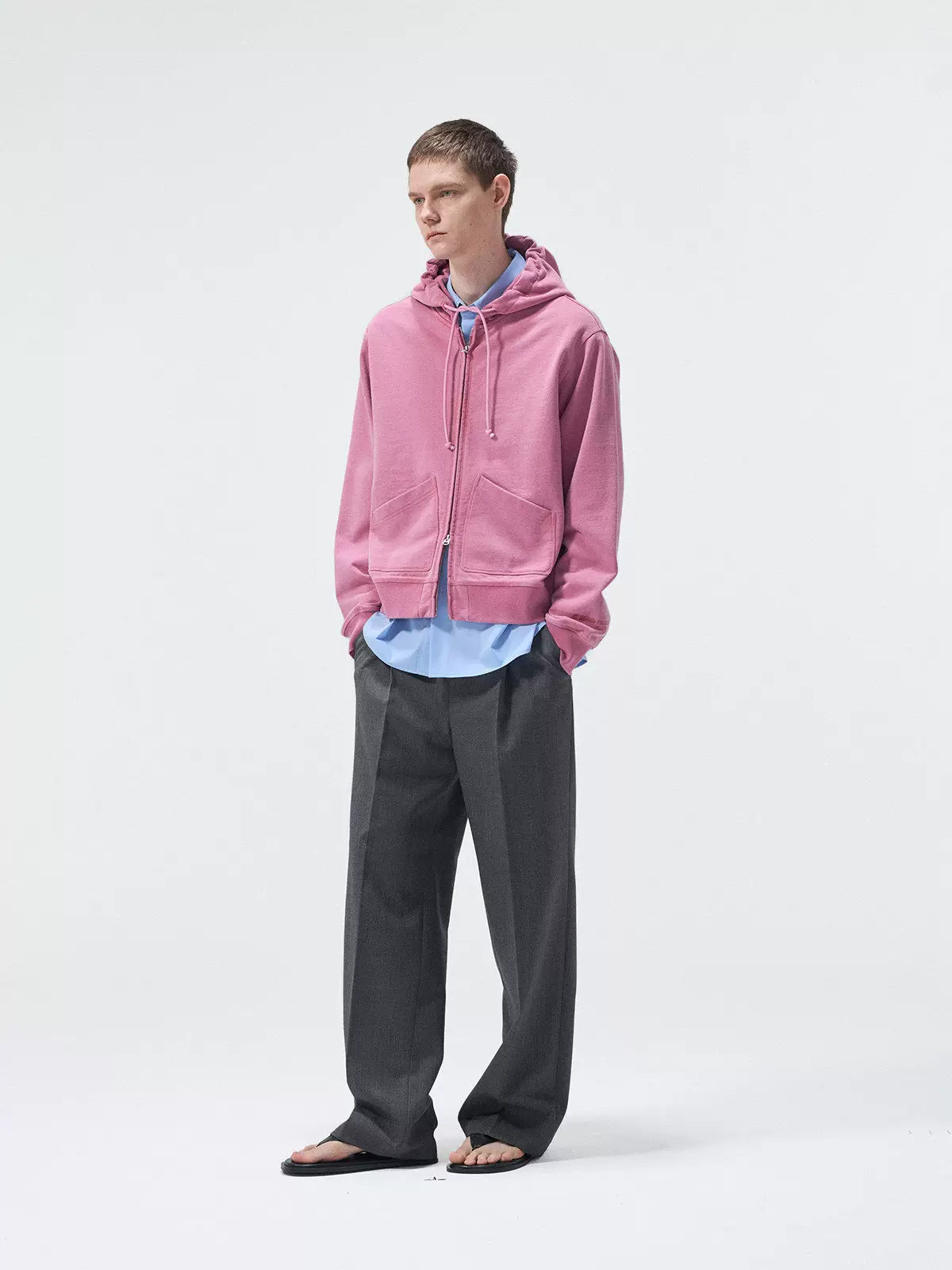 Washed Zip Hoodie - Image 2