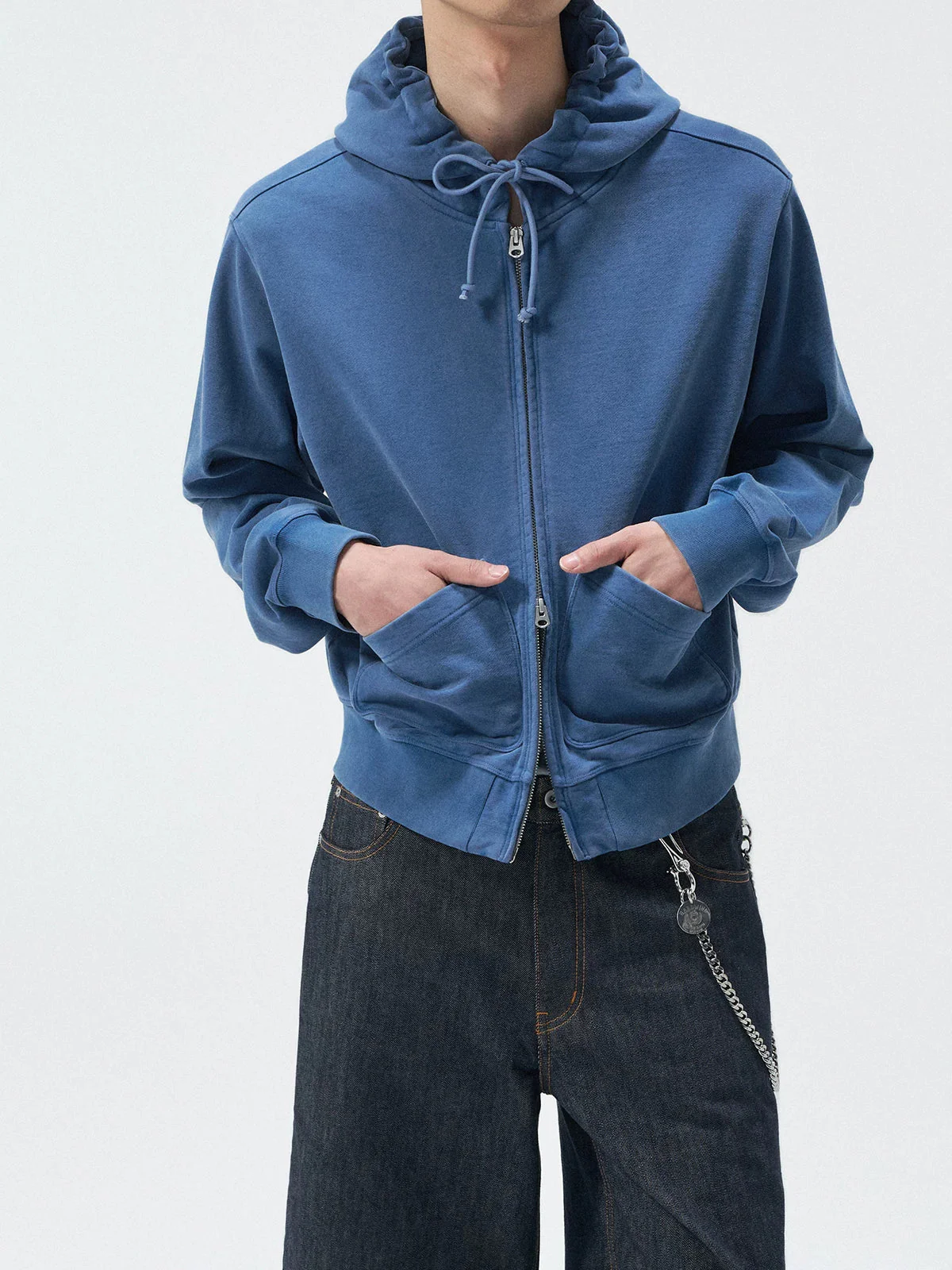 Washed Zip Hoodie - Image 4