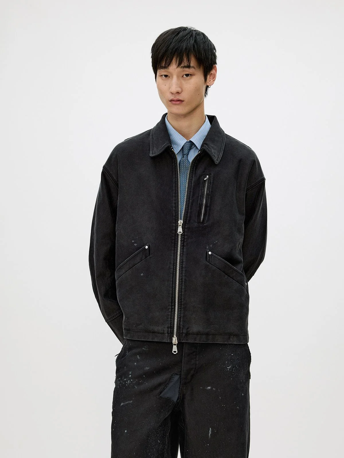 Washed Zip Jacket