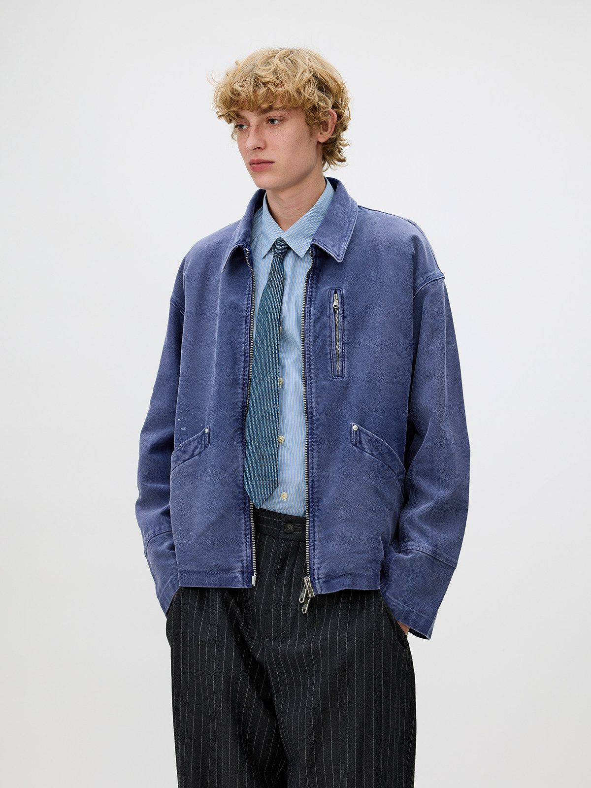 Washed Zip Jacket - Image 2