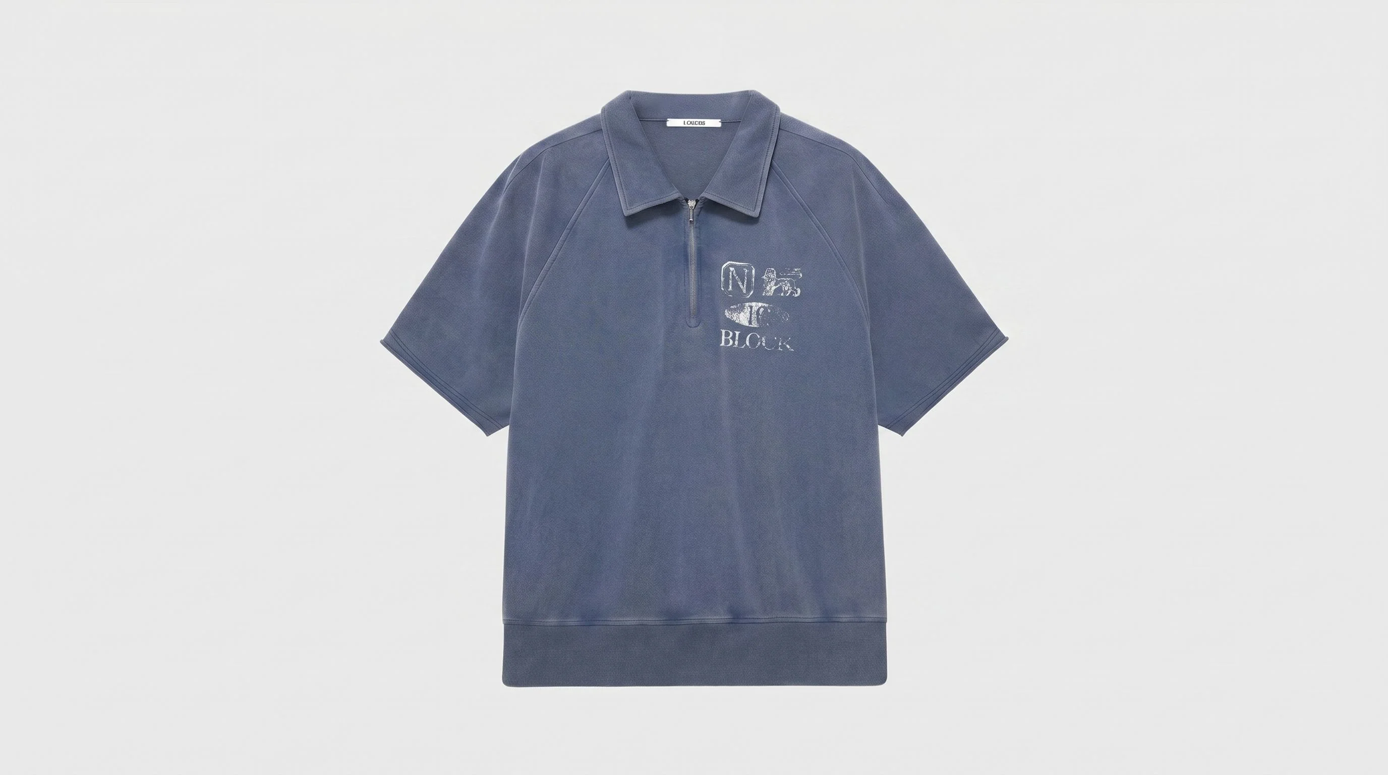 Washed Zip Polo - Image 6