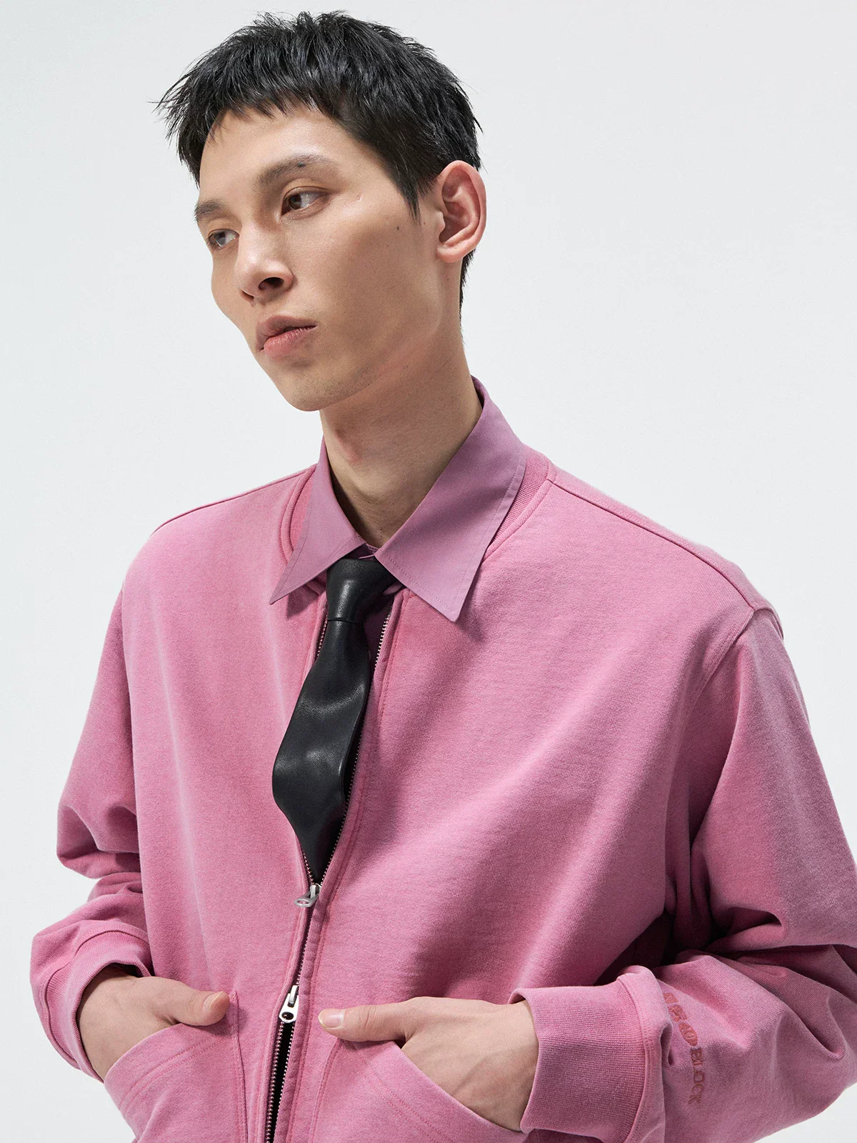 Washed Zip Sweatshirt - Image 2