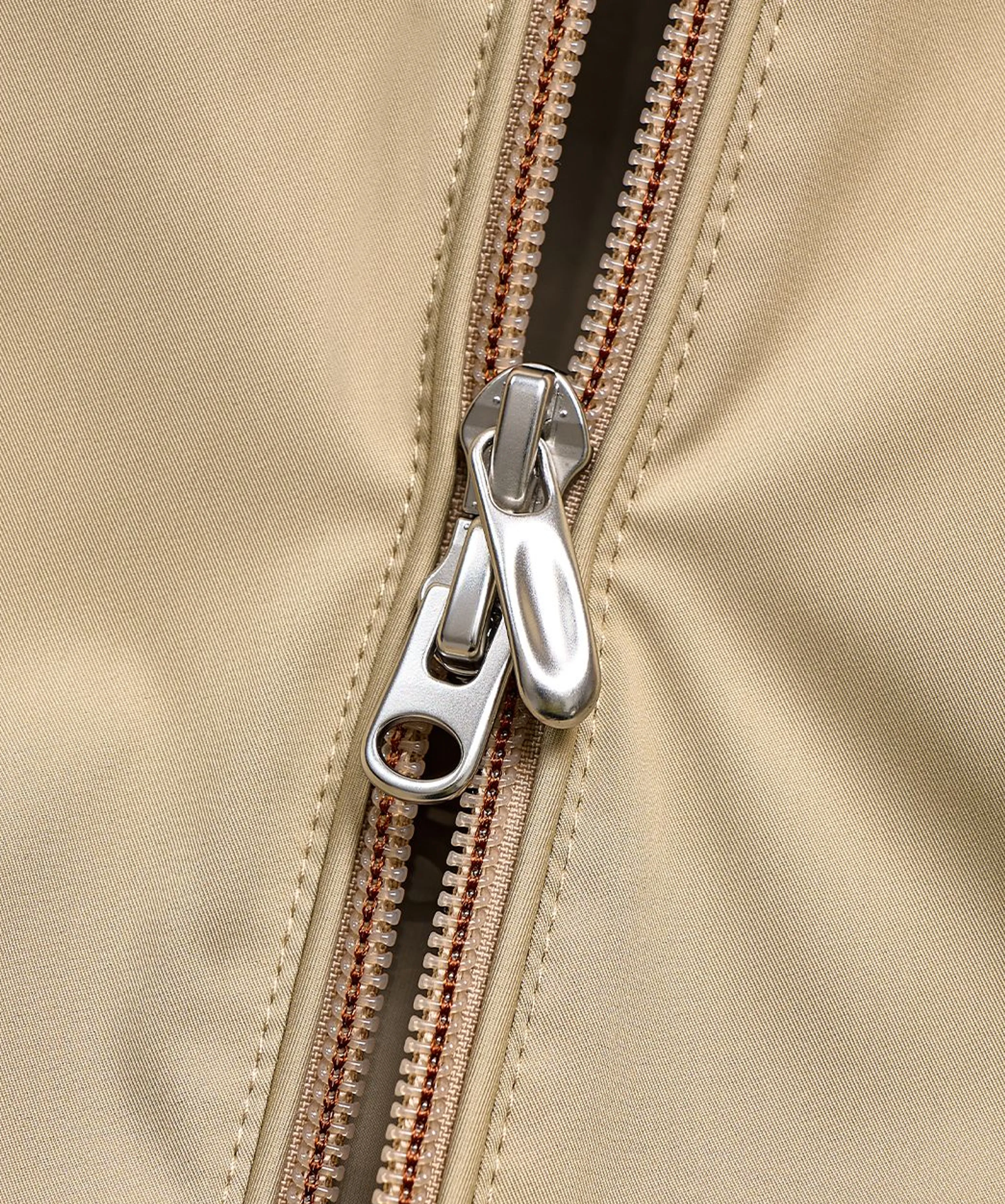 Water-Repellent Hooded Two-Way Zip Jacket - Image 6