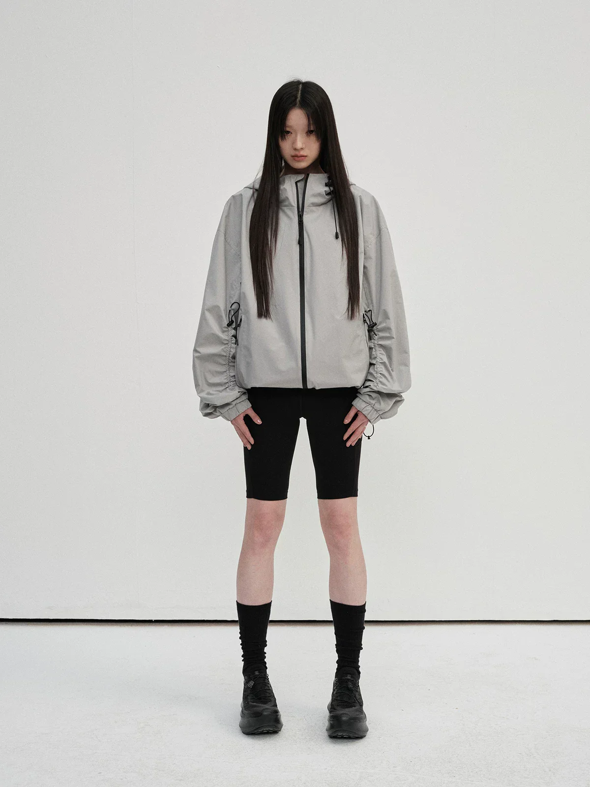 Water-Repellent Hooded Windbreaker - Image 2