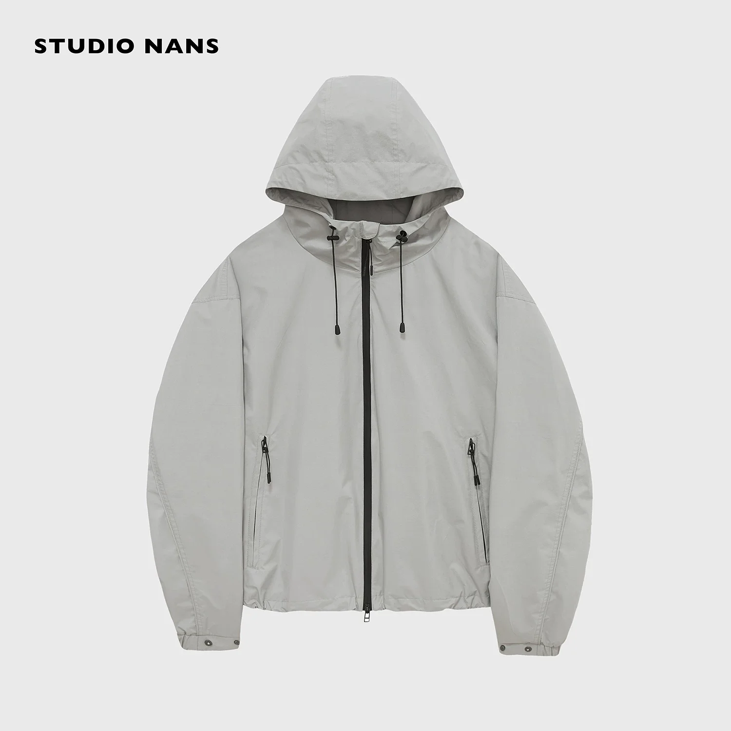 Water-Repellent Hooded Windbreaker - Image 6