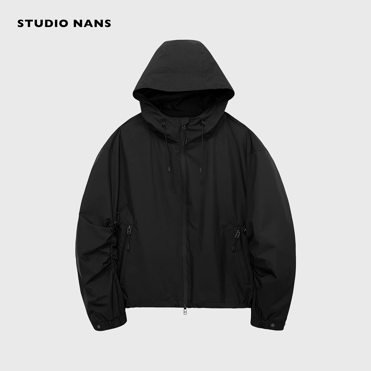 Water-Repellent Hooded Windbreaker - Image 7