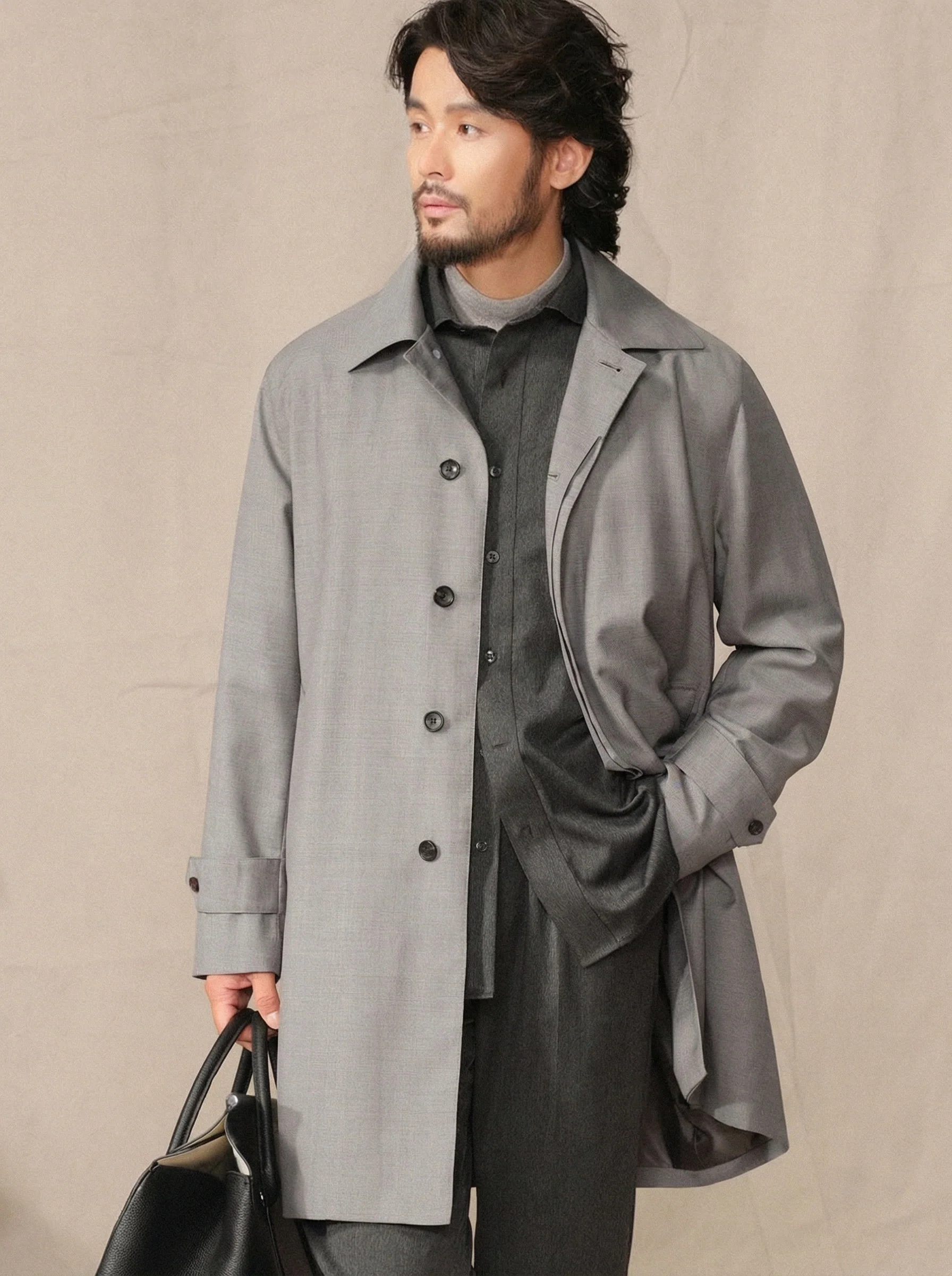 Water-Resistant Mac Coat - Image 2