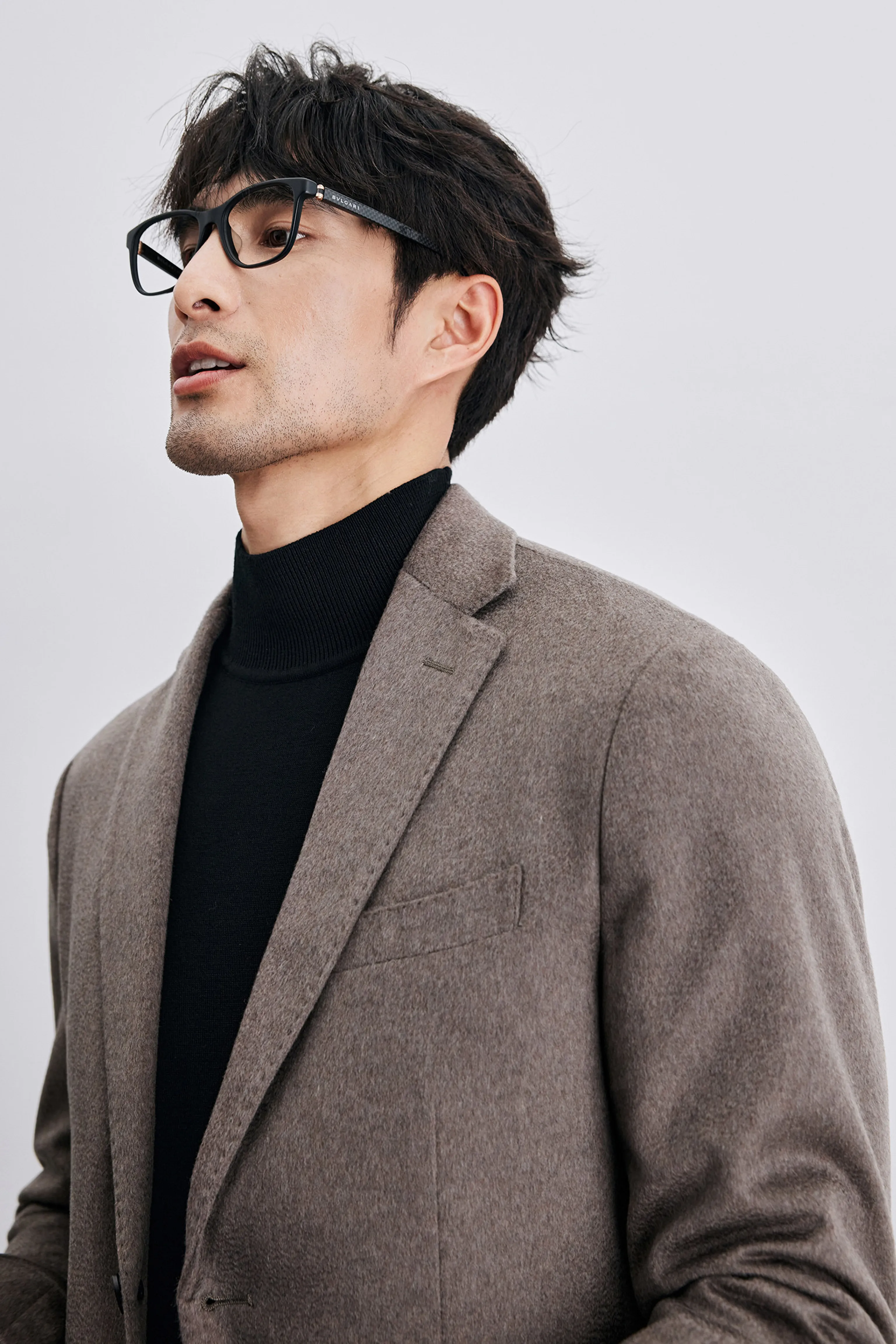 Water Ripple Cashmere Blazer - Image 5