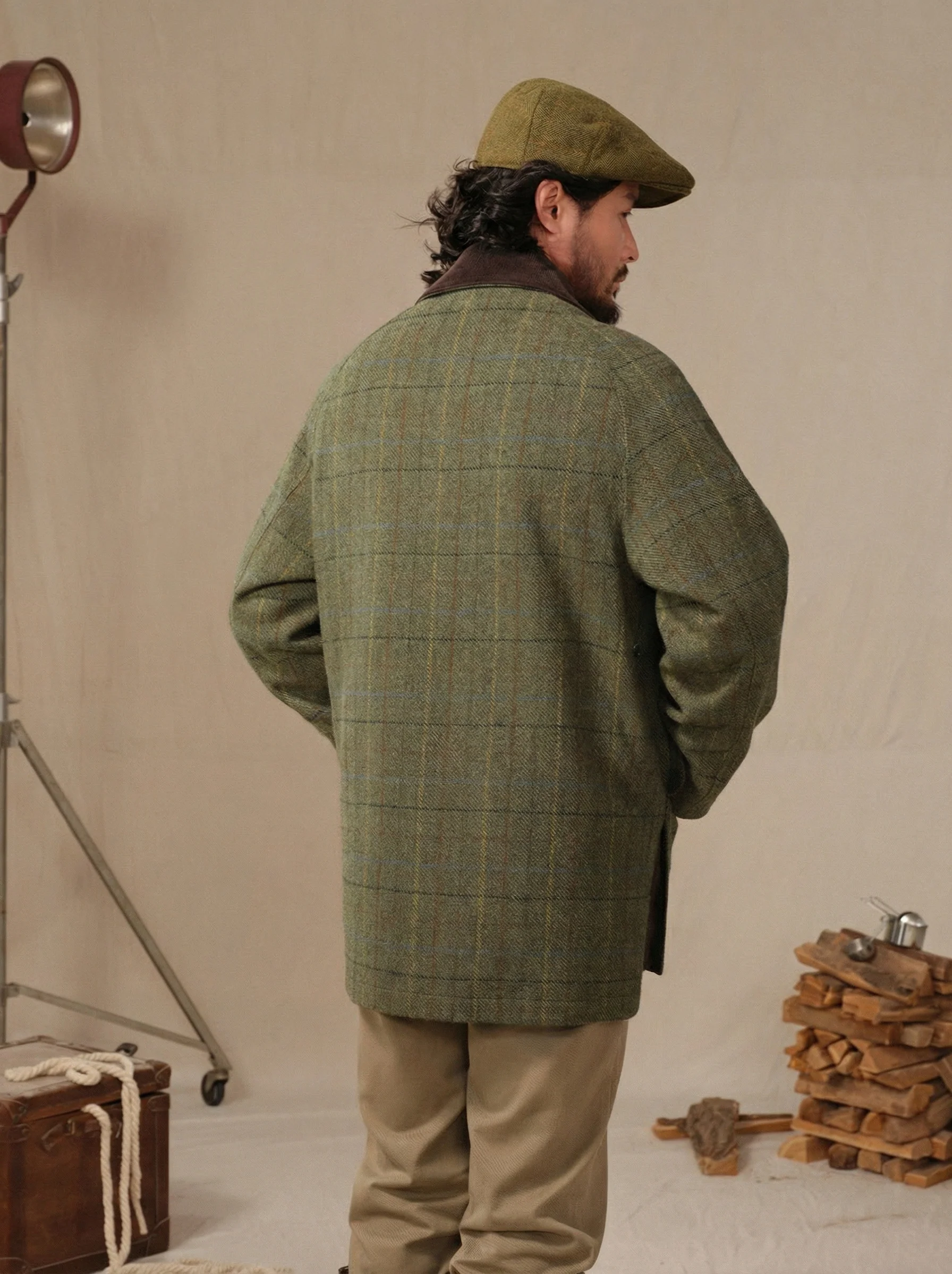 Waterproof Wool Tweed Field Jacket - Image 5