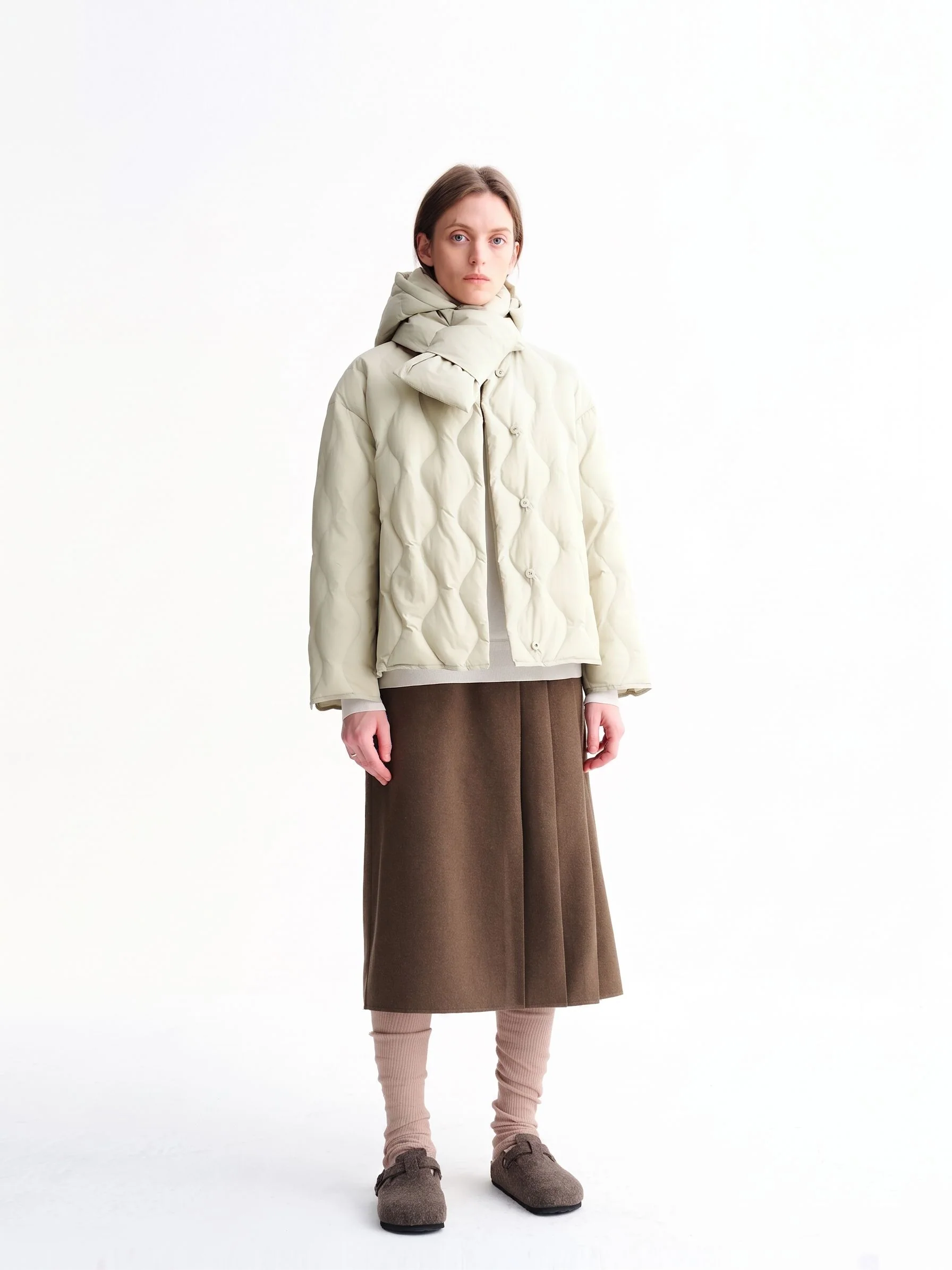 Wave Quilted Down Jacket - Image 4