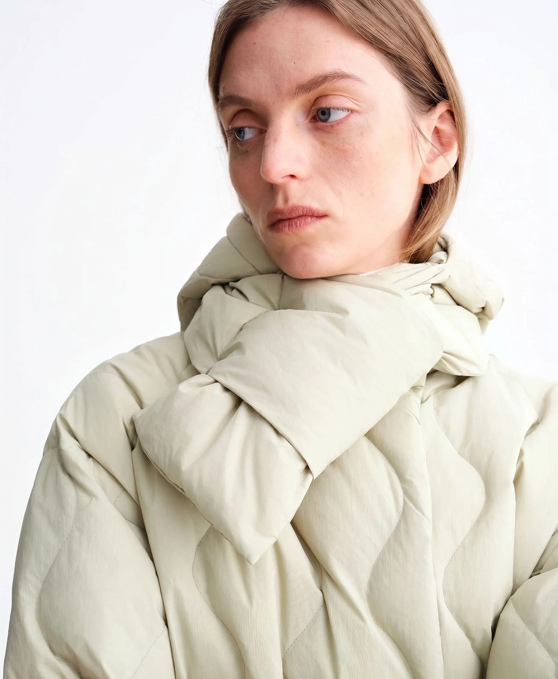 Wave Quilted Down Jacket - Image 6