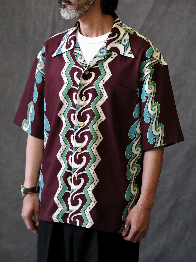 Wave Stripe Camp Shirt - Image 2