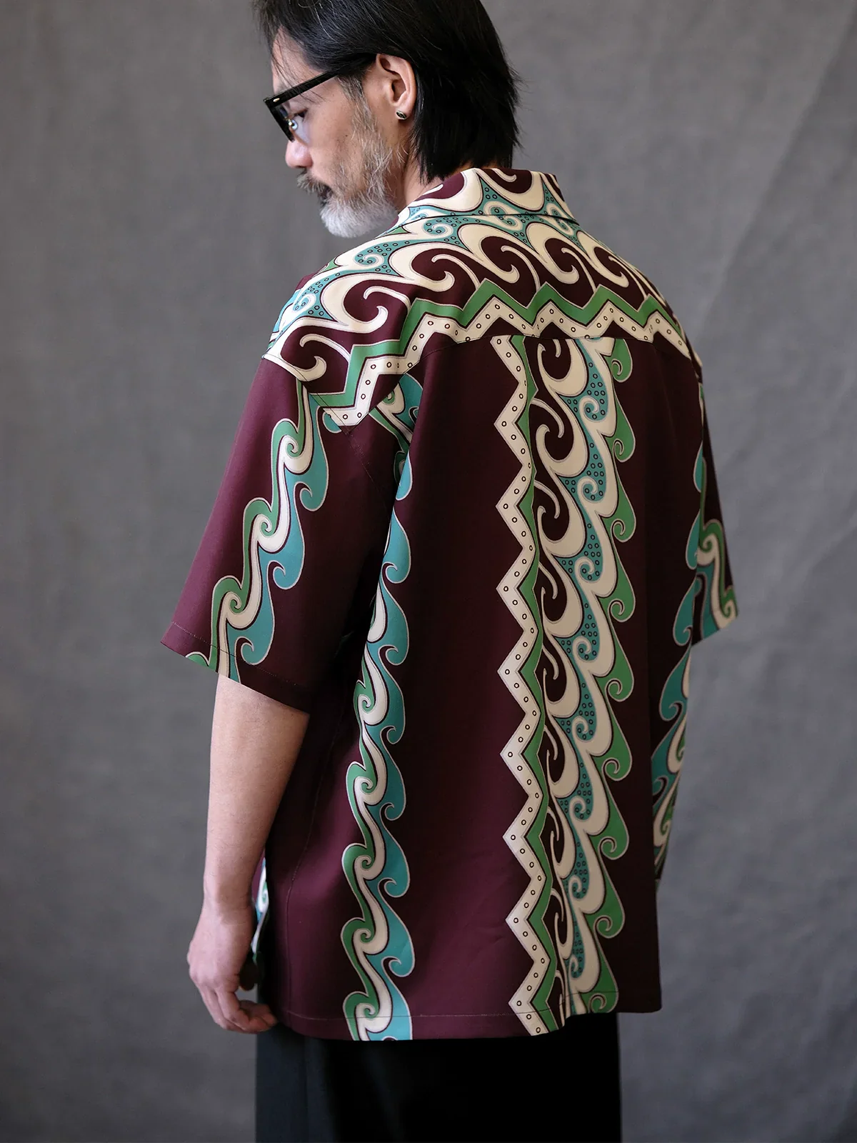 Wave Stripe Camp Shirt - Image 4