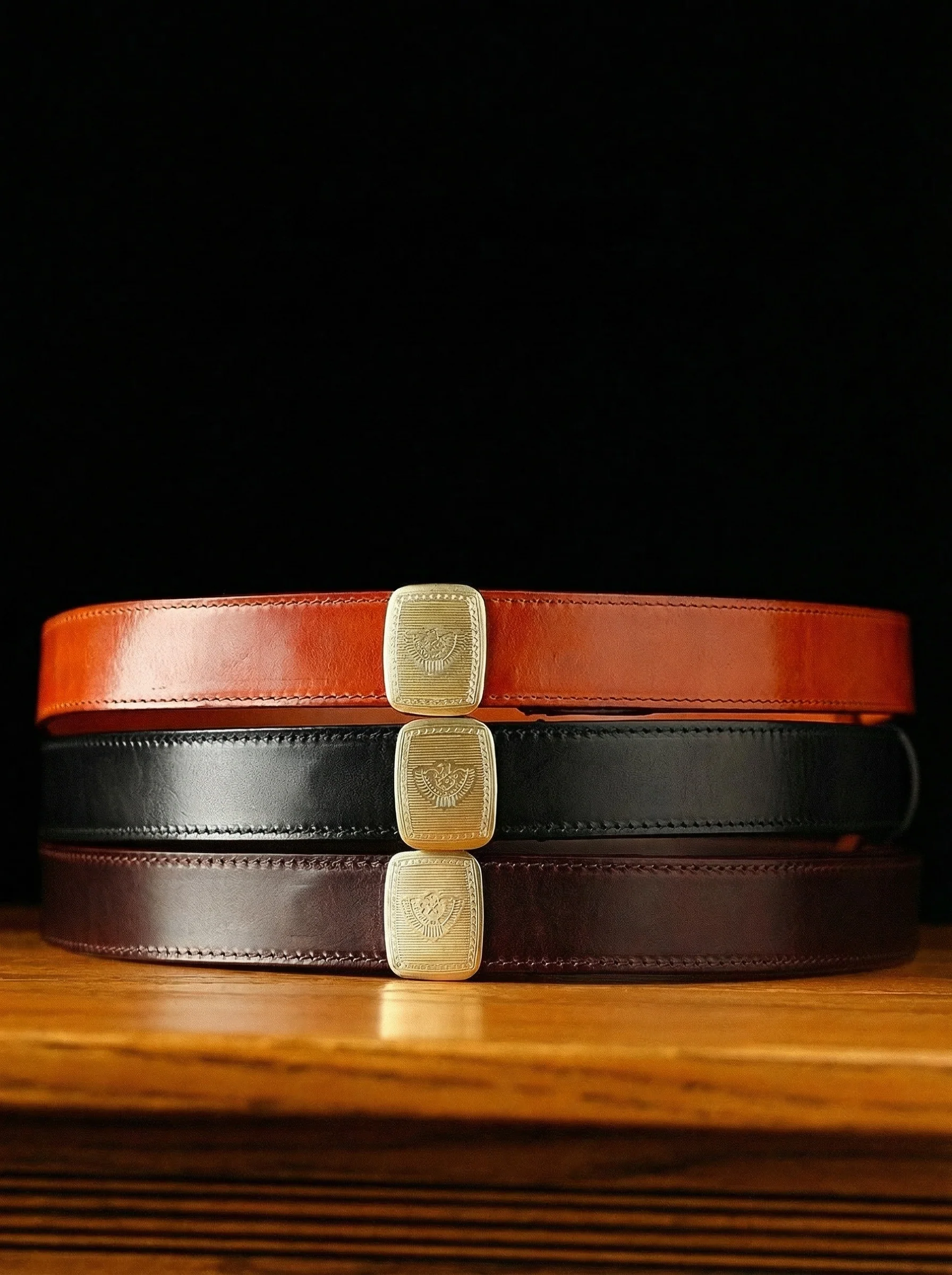 Waxed Cowhide Automatic Belt - Image 9