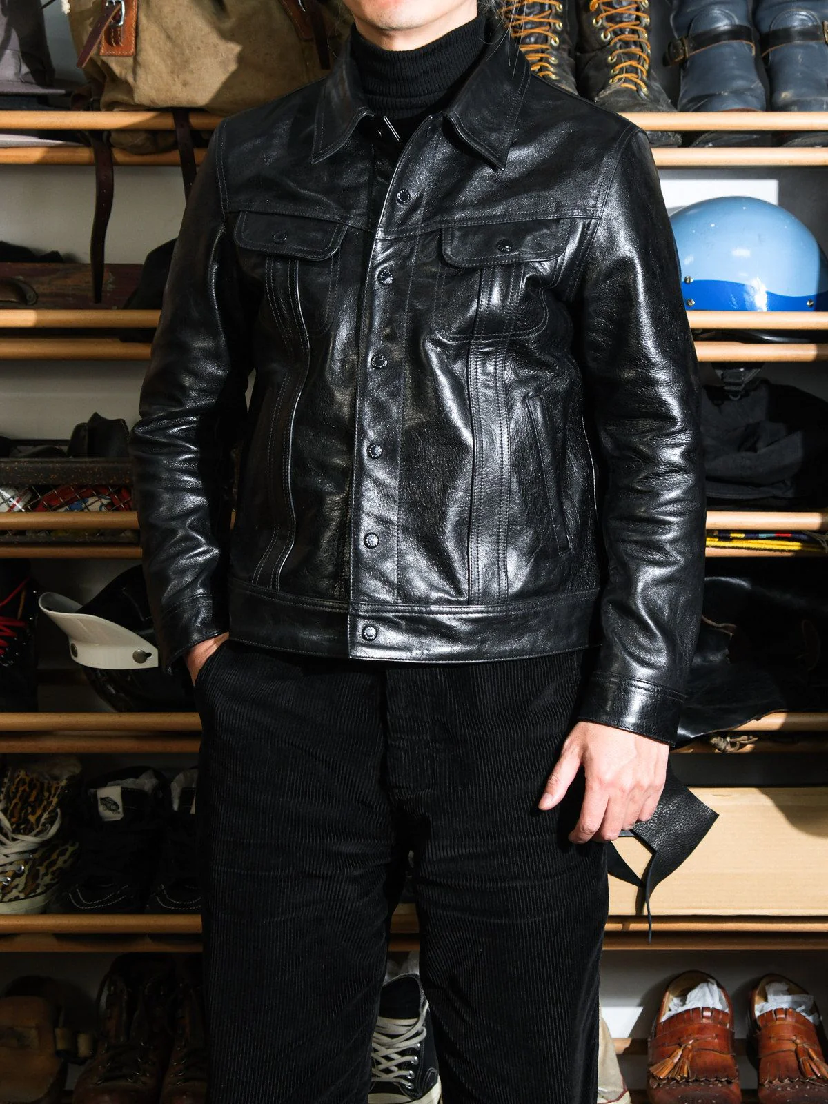 Waxed Horsehide Jacket - Image 2