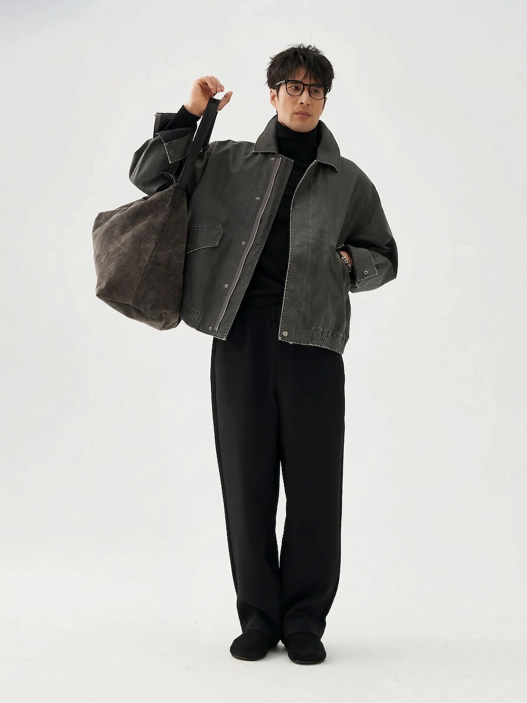 Waxed Zip Jacket