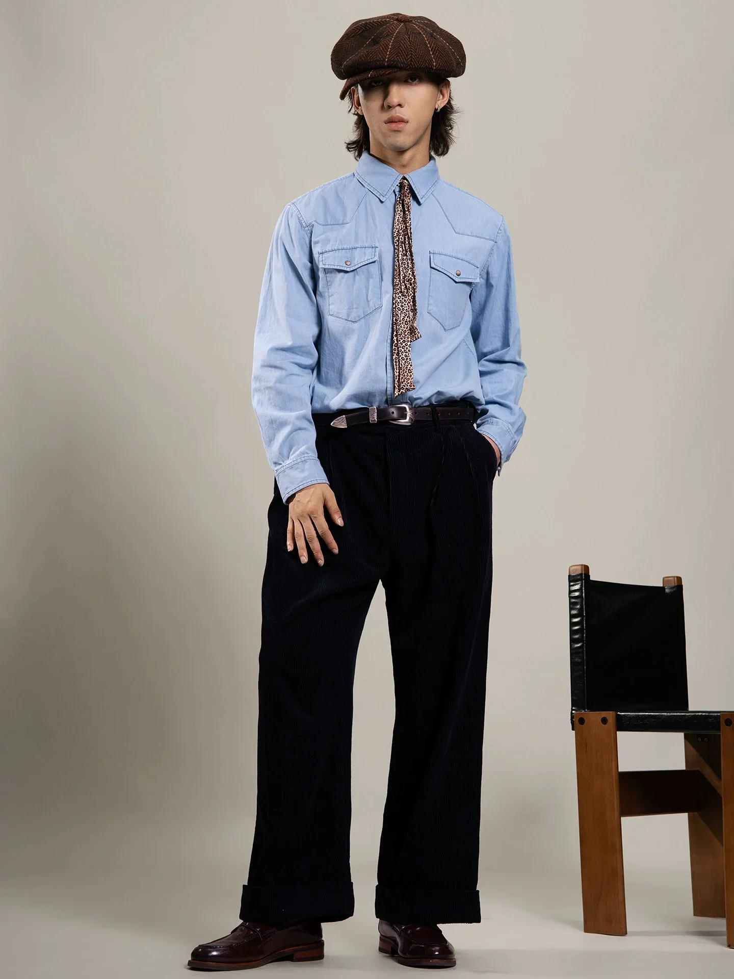 Western Chambray Shirt - Image 2