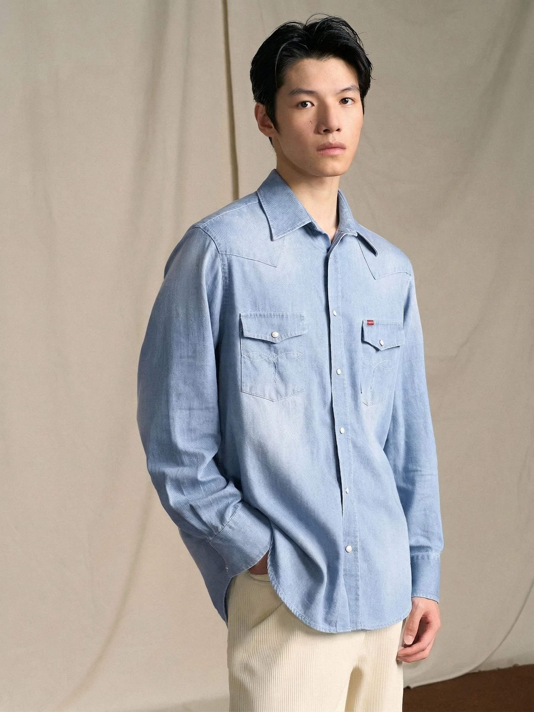Western Denim Shirt - Image 2