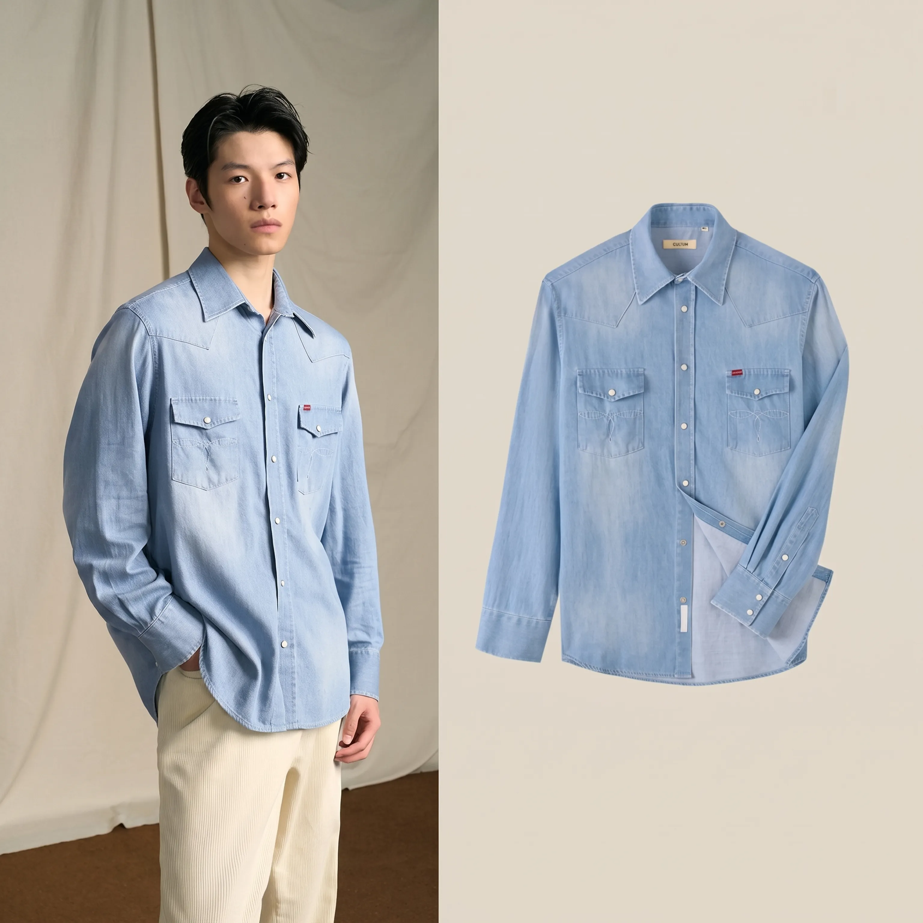 Western Denim Shirt - Image 4
