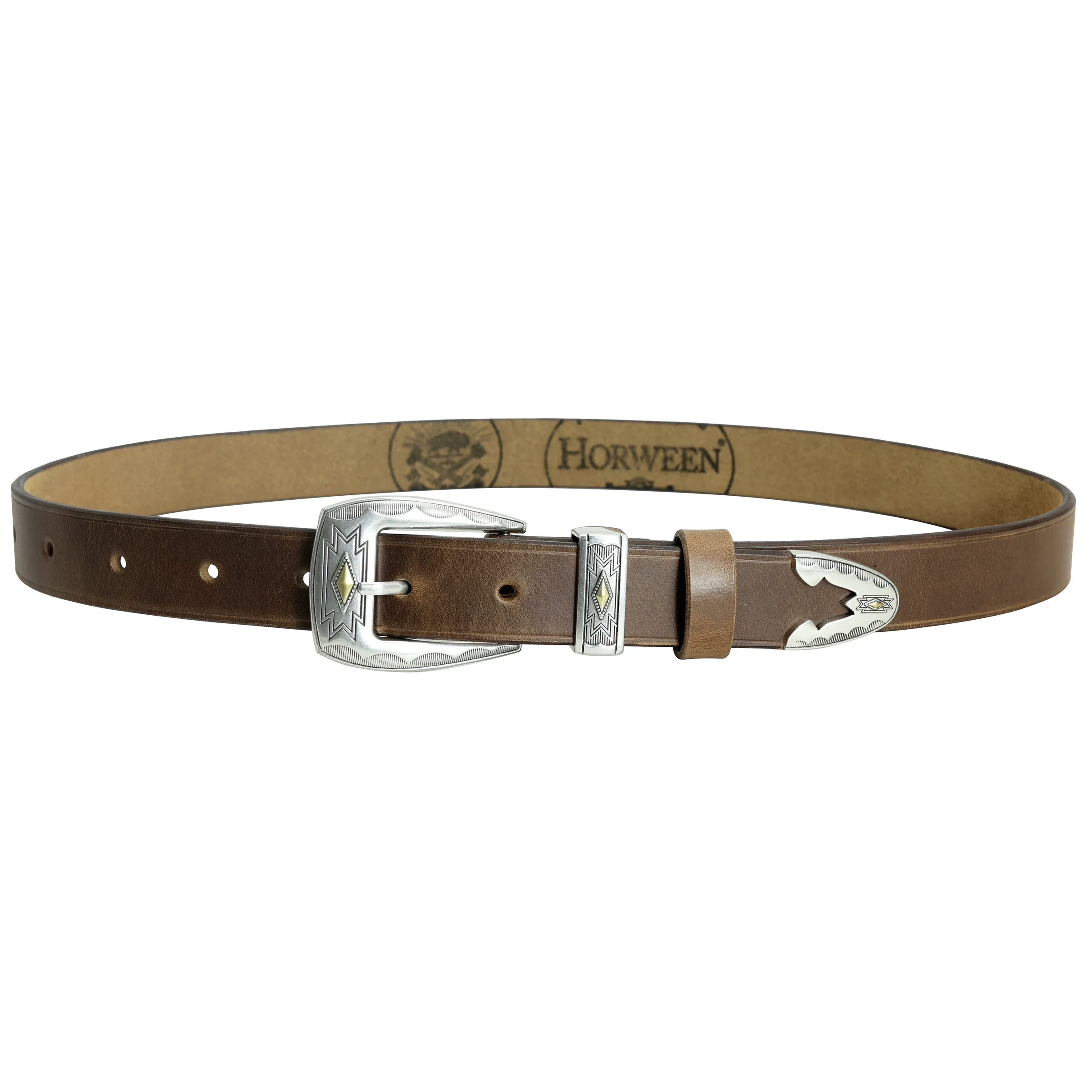 Western Engraved Leather Belt - Image 26
