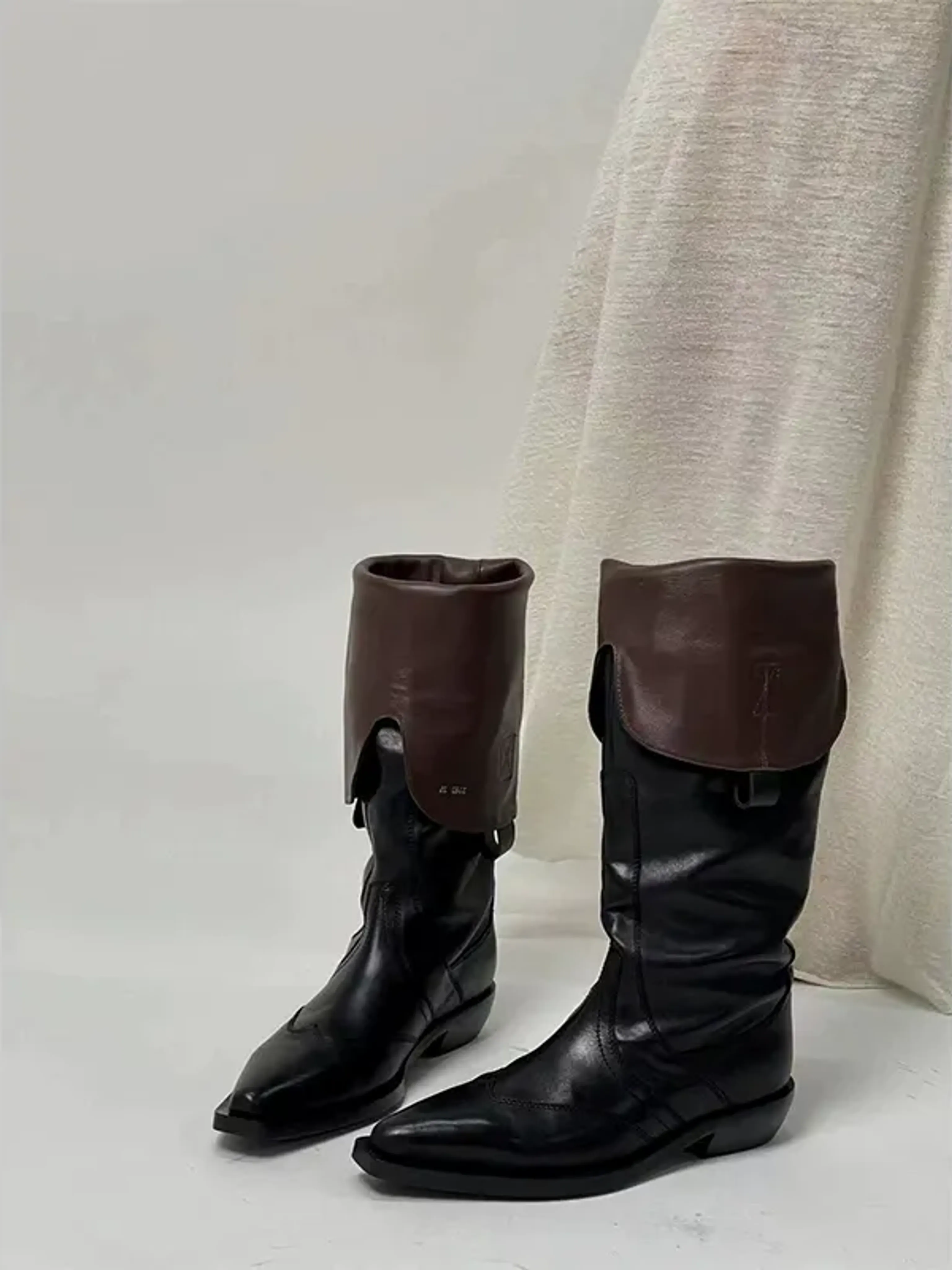 Western Knee-High Boots - Image 2