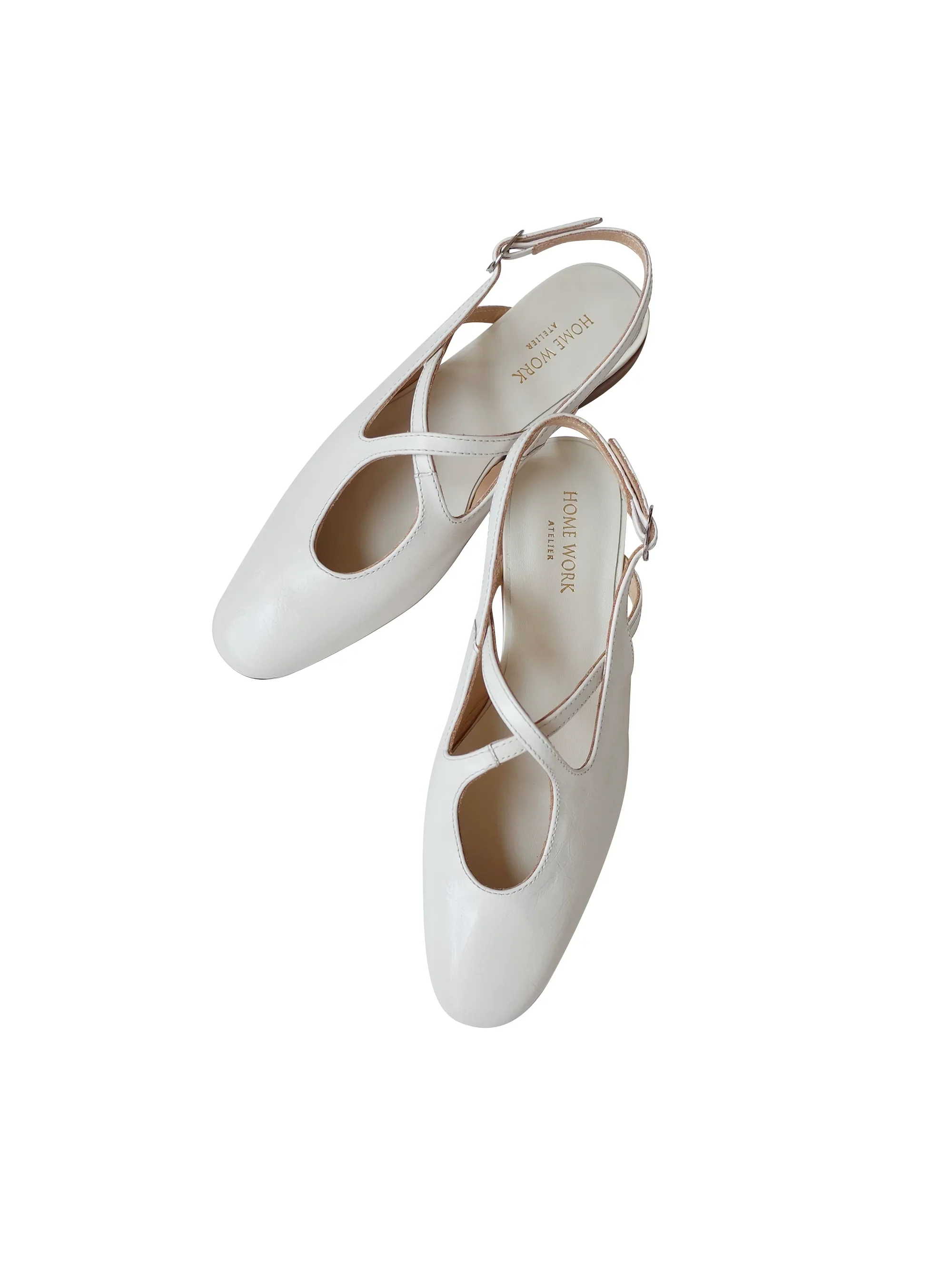 White Ballet Flats - Image 4